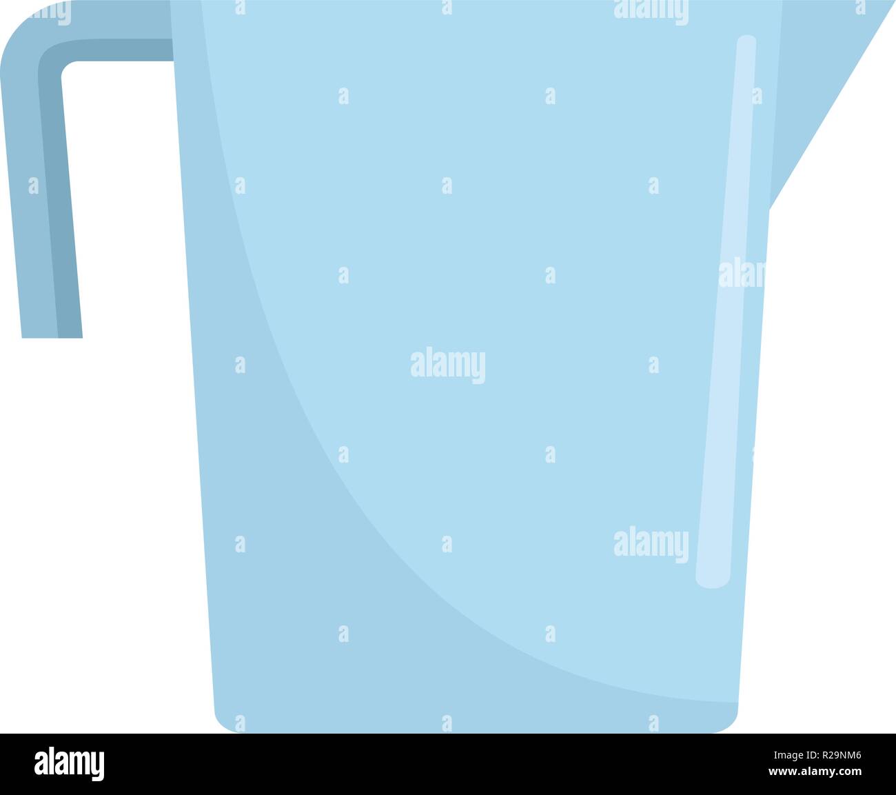 Beaker icon. Flat illustration of beaker vector icon for web Stock ...