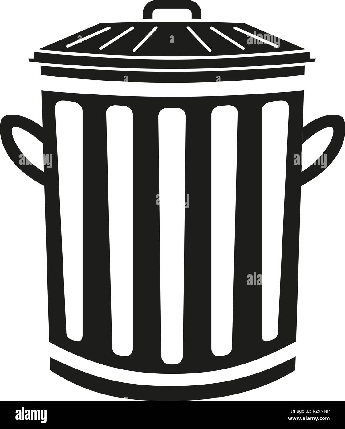 Kitchen rubbish bin Stock Vector Images Alamy