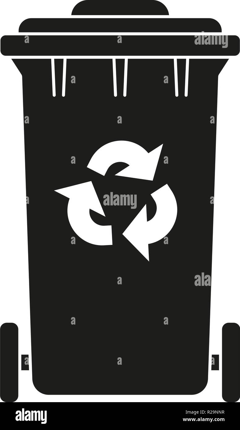 Black and white closed dumpster silhouette Stock Vector Image & Art Alamy