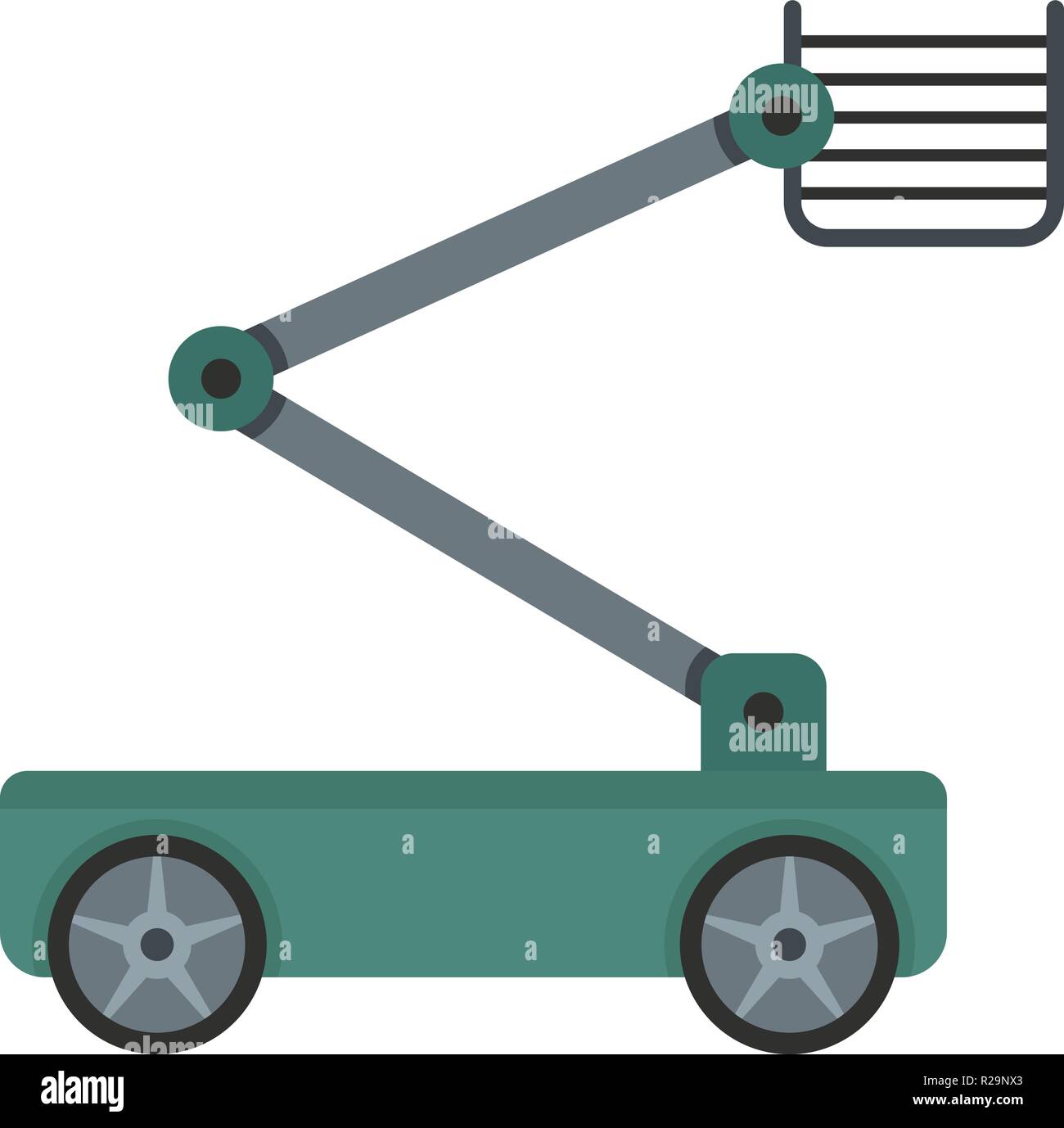 Steel platform icon. Flat illustration of steel platform vector icon ...