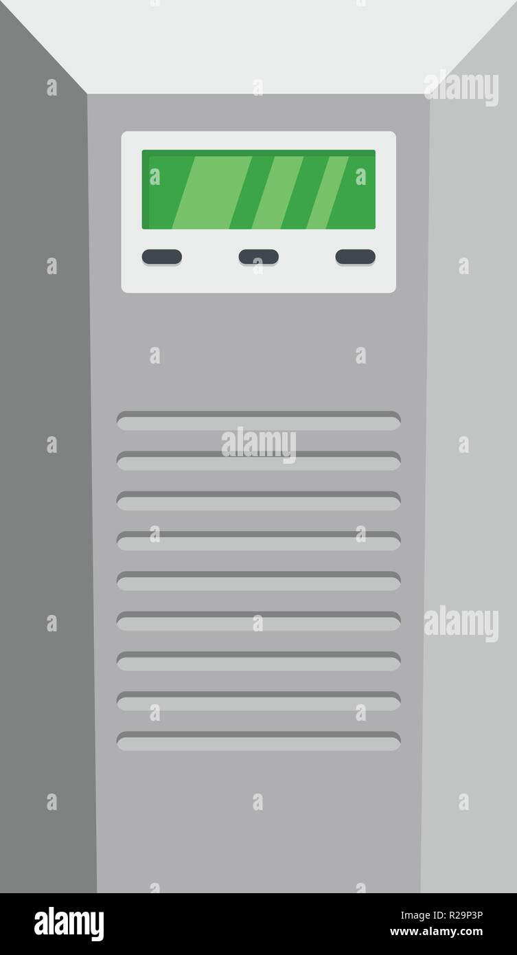 Control module icon. Flat illustration of control module vector icon for web Stock Vector Image