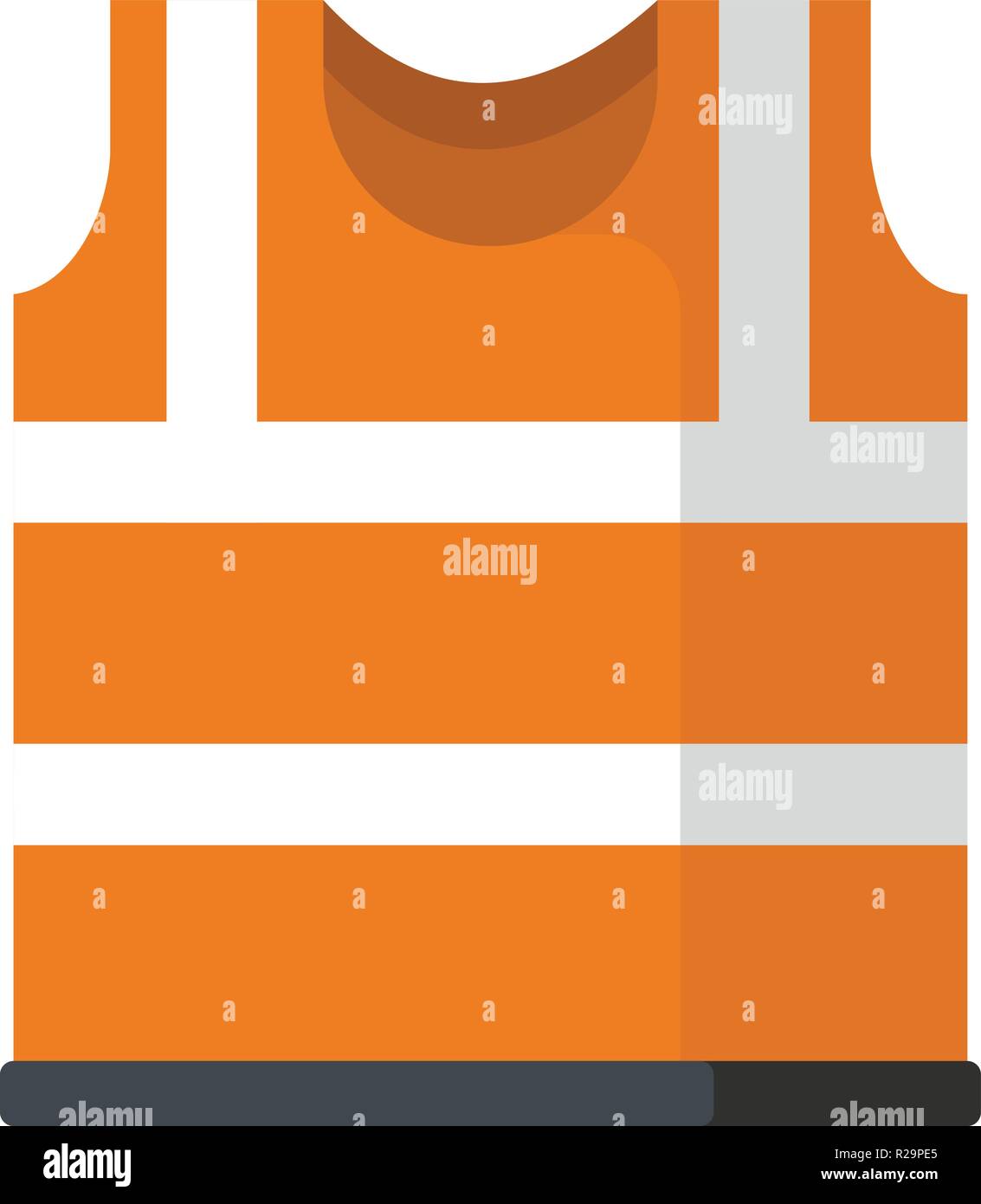 Safety vest icon. Flat illustration of safety vest vector icon for web ...