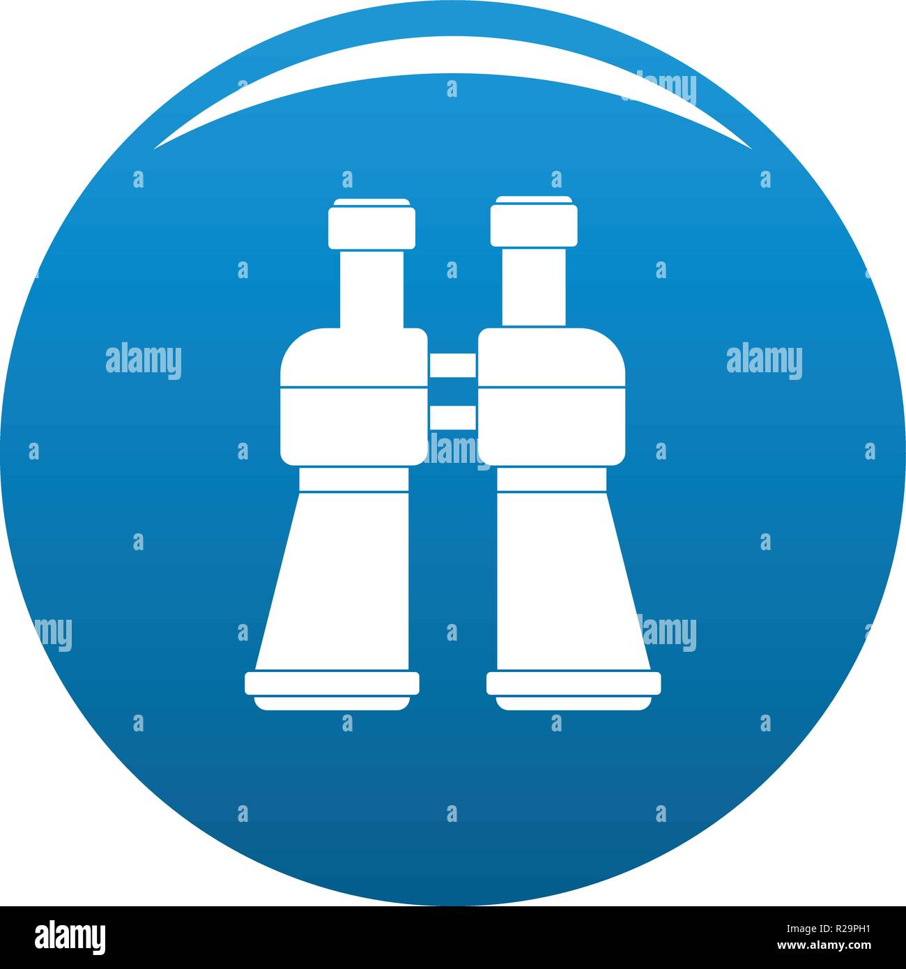 Binoculars icon. Simple illustration of binoculars vector icon for any ...