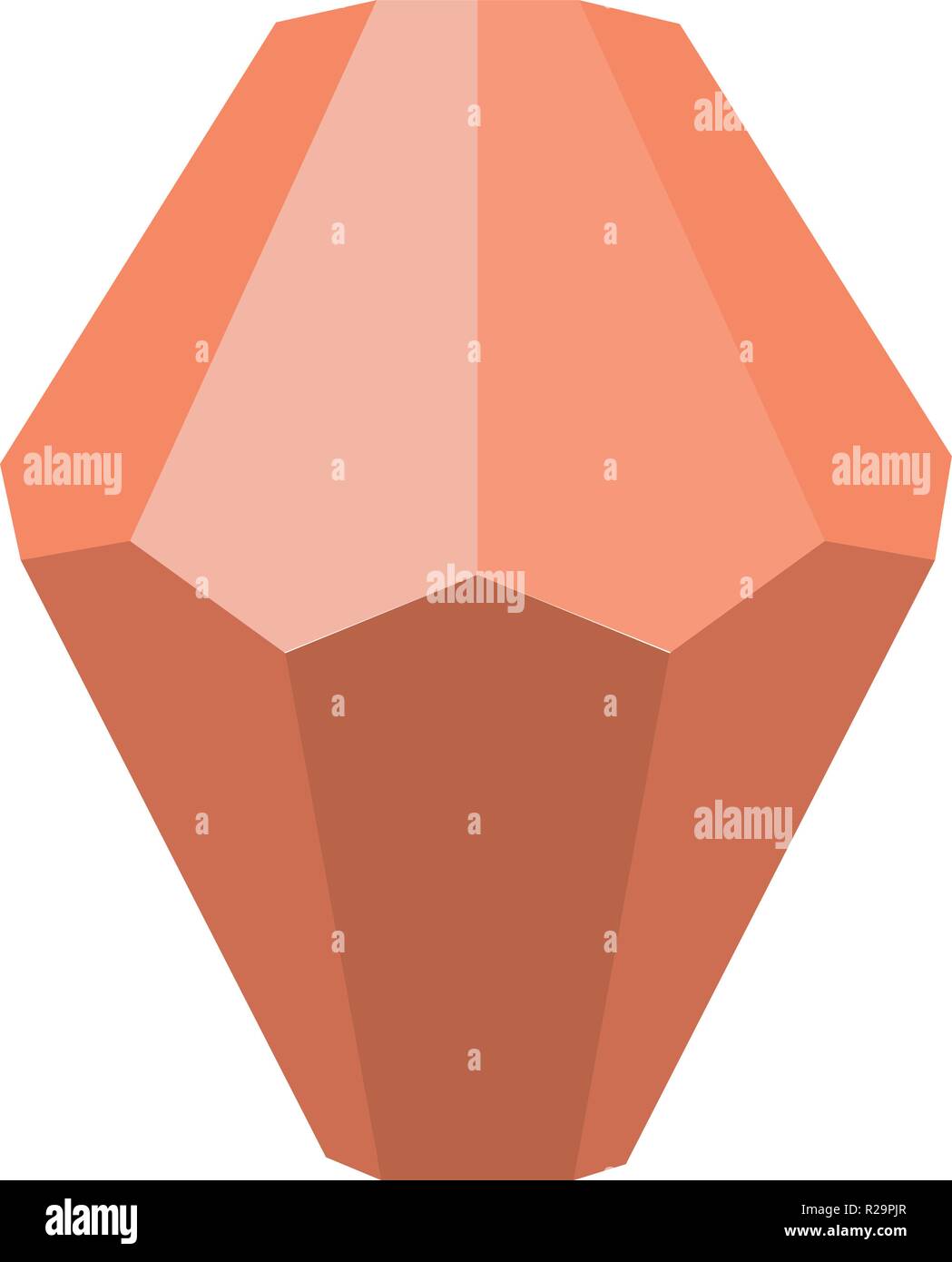 Diamond icon. Flat illustration of diamond vector icon for web Stock ...