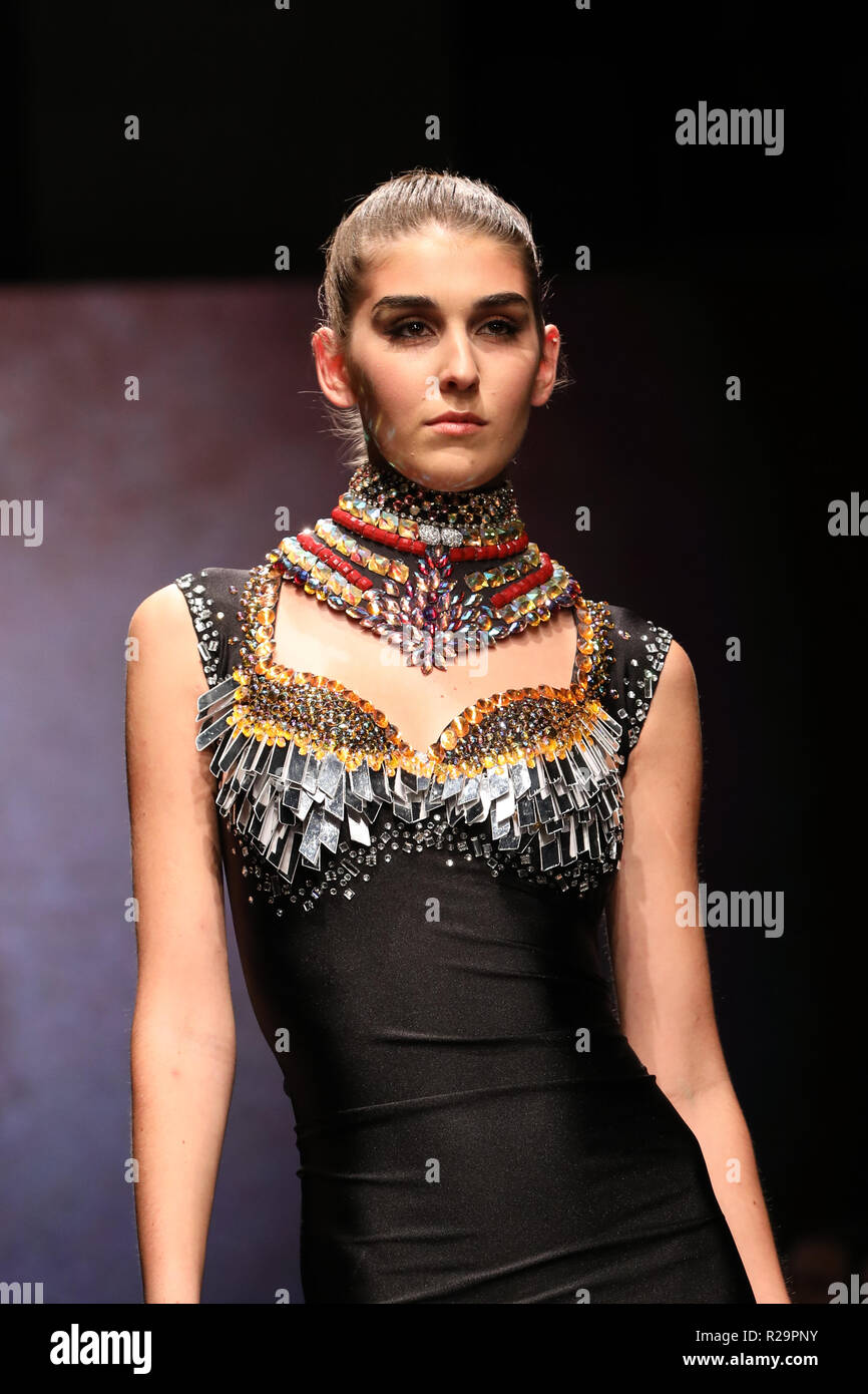 Los Angeles Fashion Week Art Hearts Fashion Chavez Inc Catwalk Featuring Model Where Los