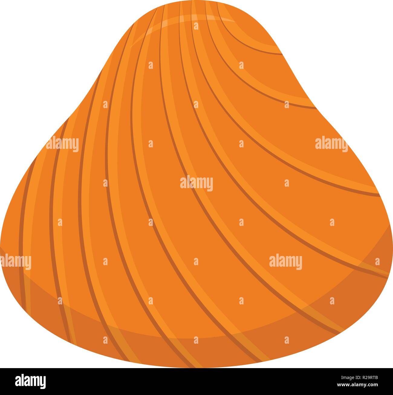 Hard shell icon. Flat illustration of hard shell vector icon for web Stock Vector Image & Art