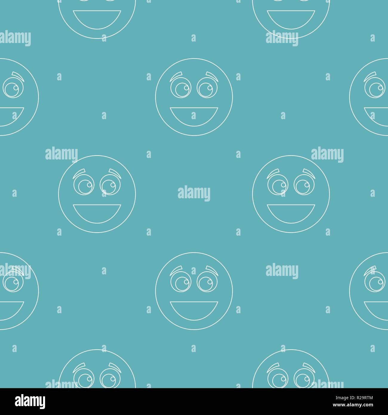 Smile pattern vector seamless repeating for any web design Stock Vector ...