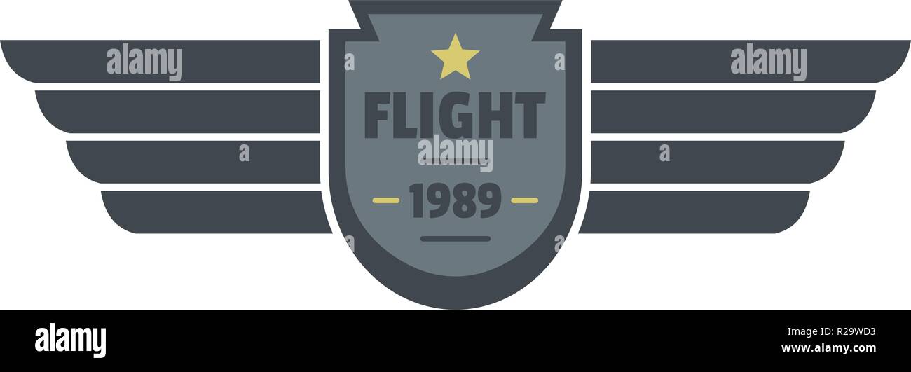 Flight 1989 icon logo. Flat illustration of flight 1989 vector icon ...