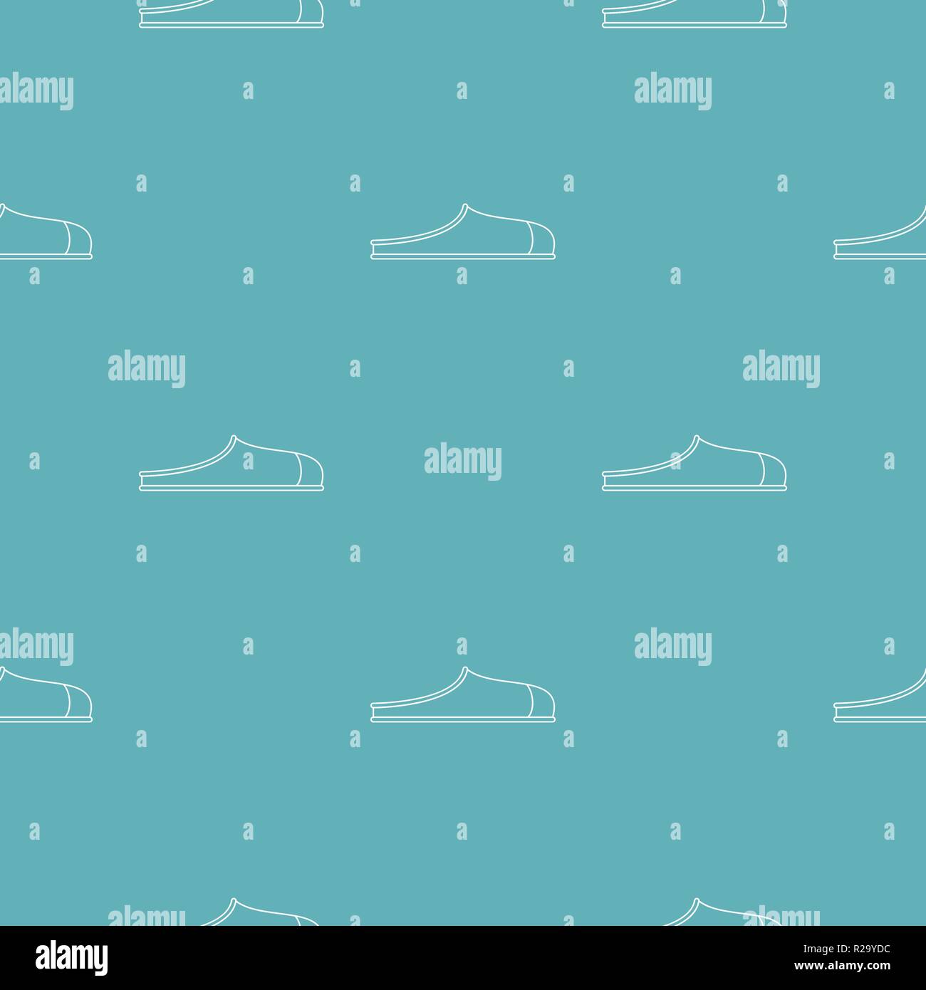 Slippers pattern vector seamless repeating for any web design Stock Vector
