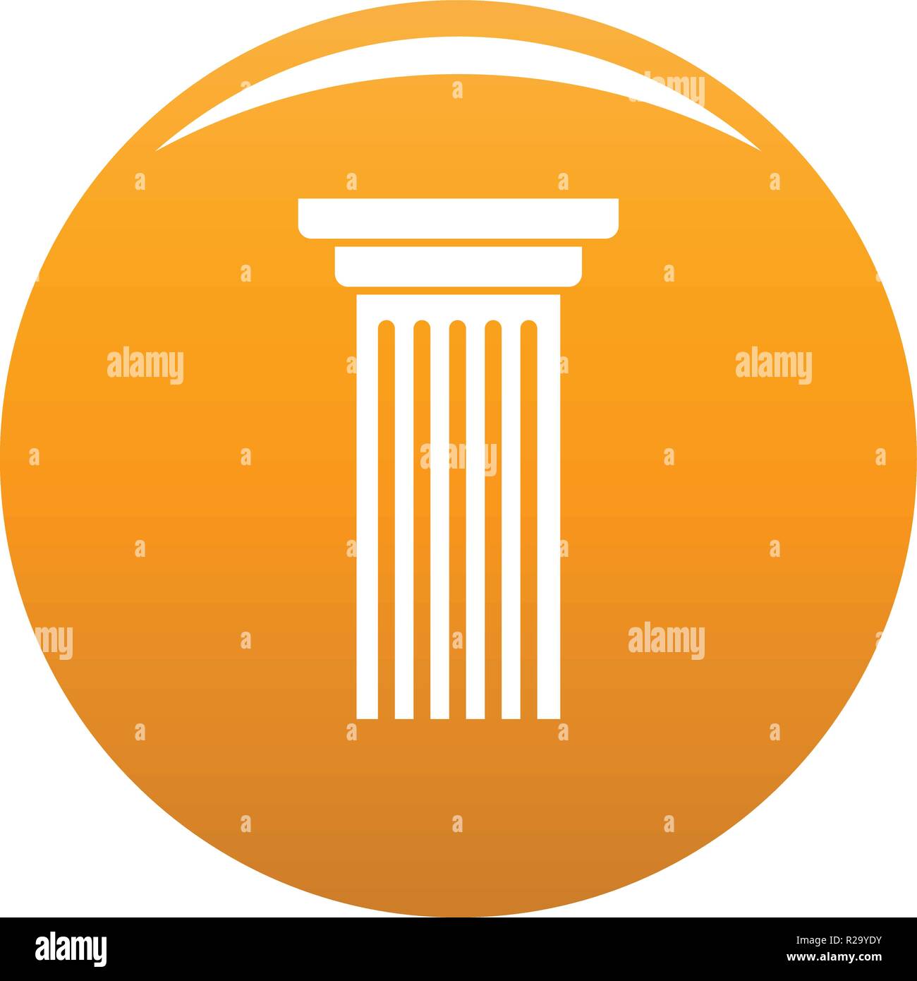 Italian column icon. Simple illustration of italian column vector icon