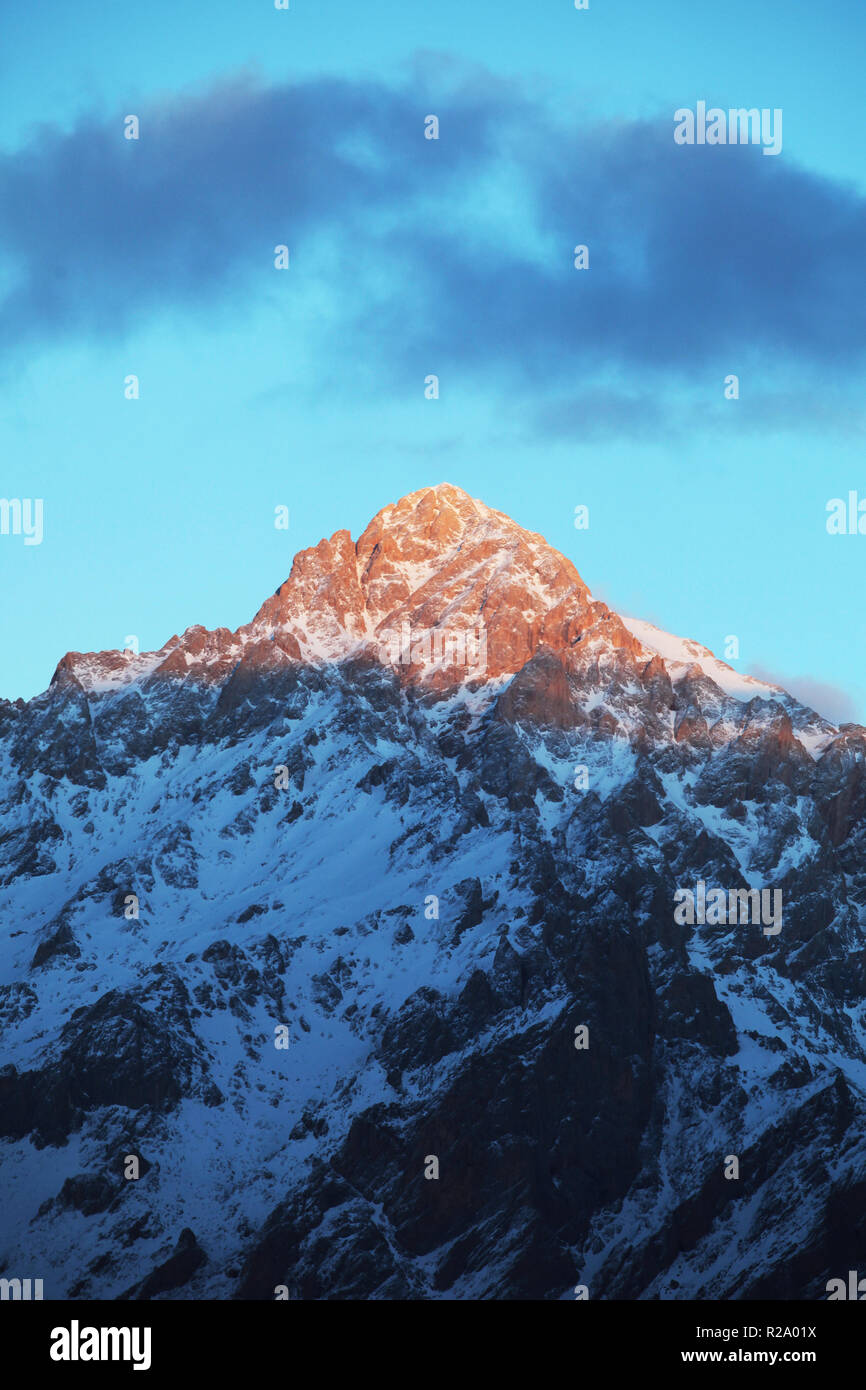 Mount Demirkazik at Aladaglar National Park in Nigde, Turkey. Mount