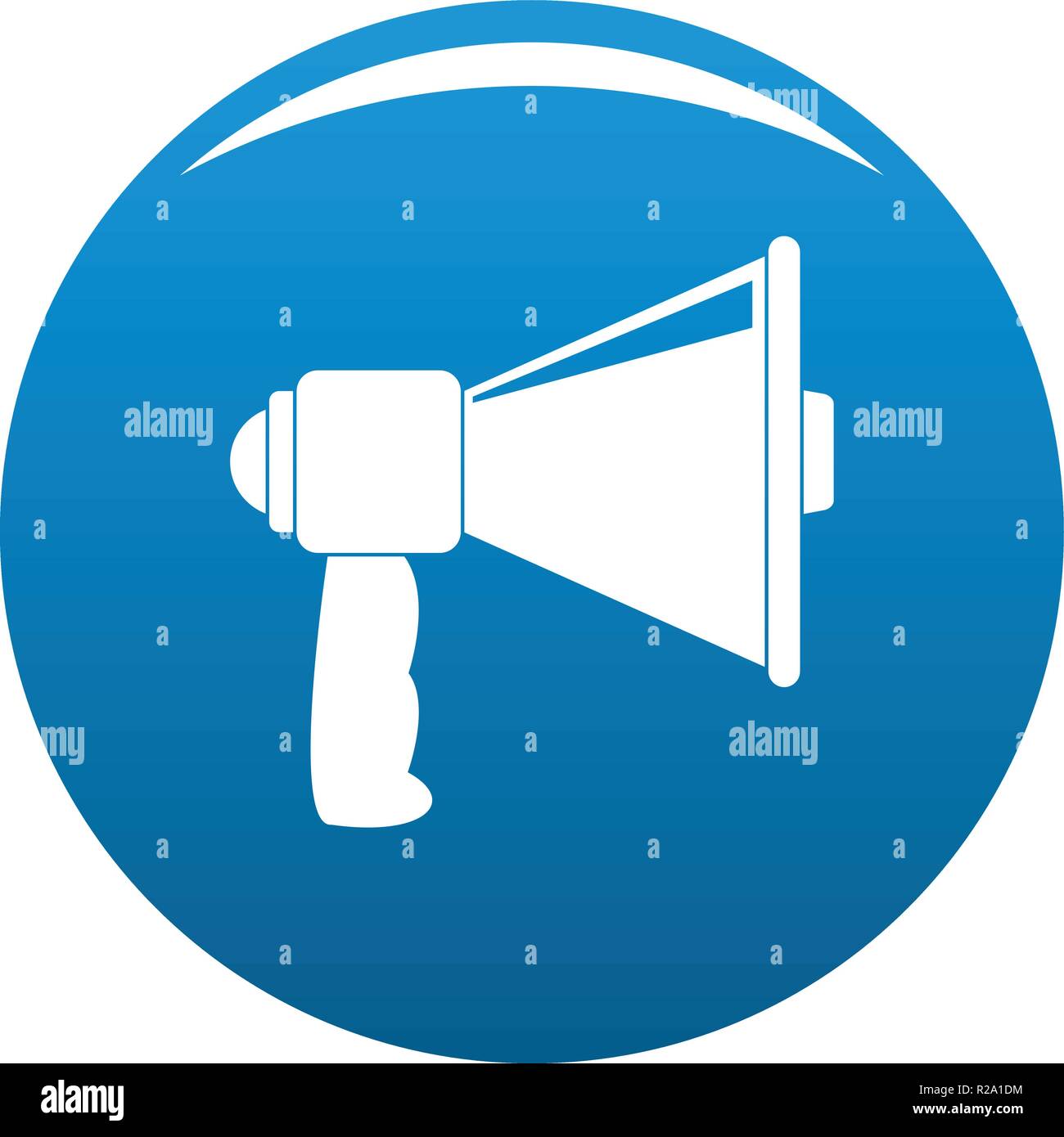 Small megaphone icon. Simple illustration of small megaphone vector ...