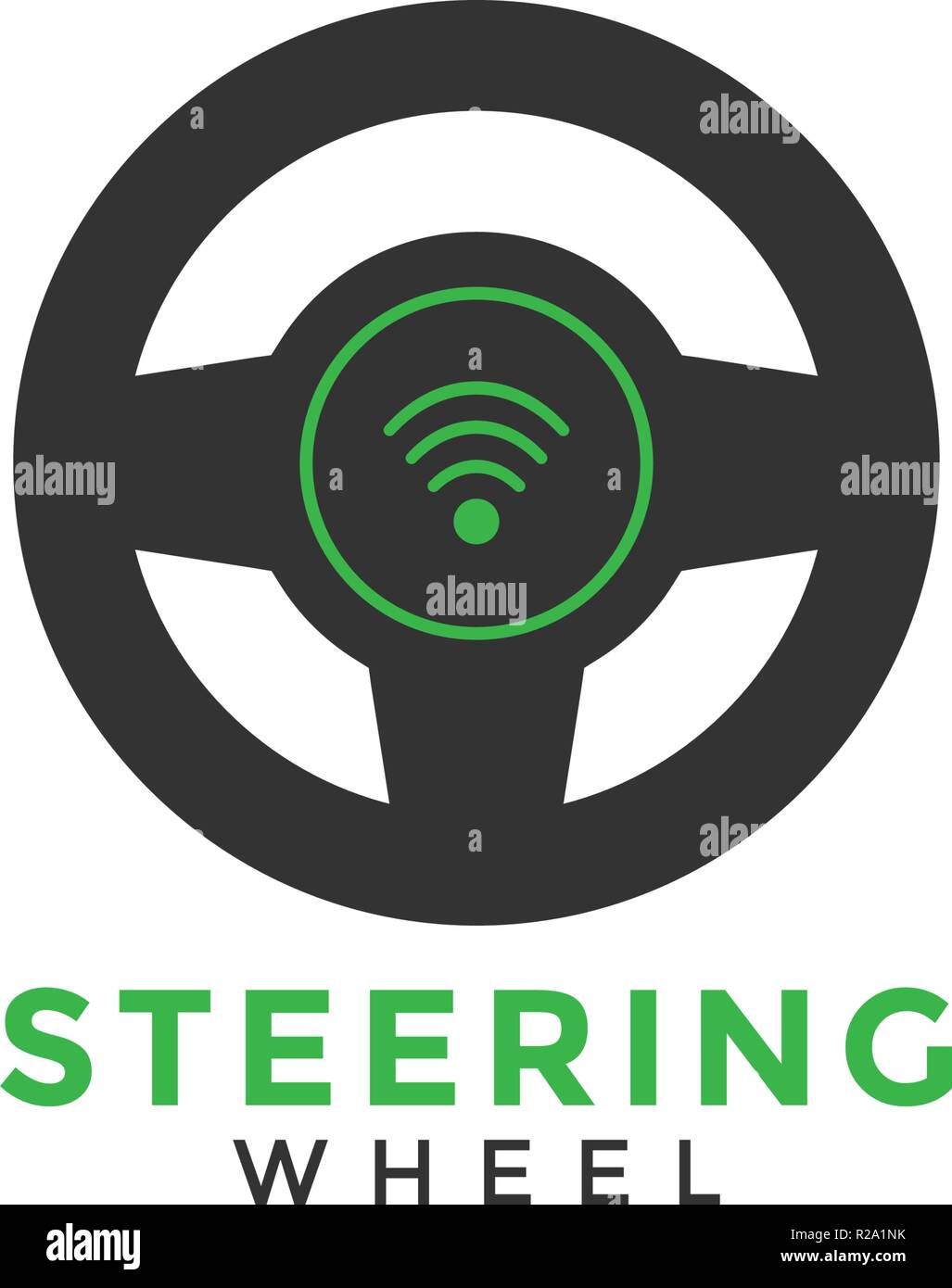 Steering wheel graphic design template vector Stock Vector Image & Art