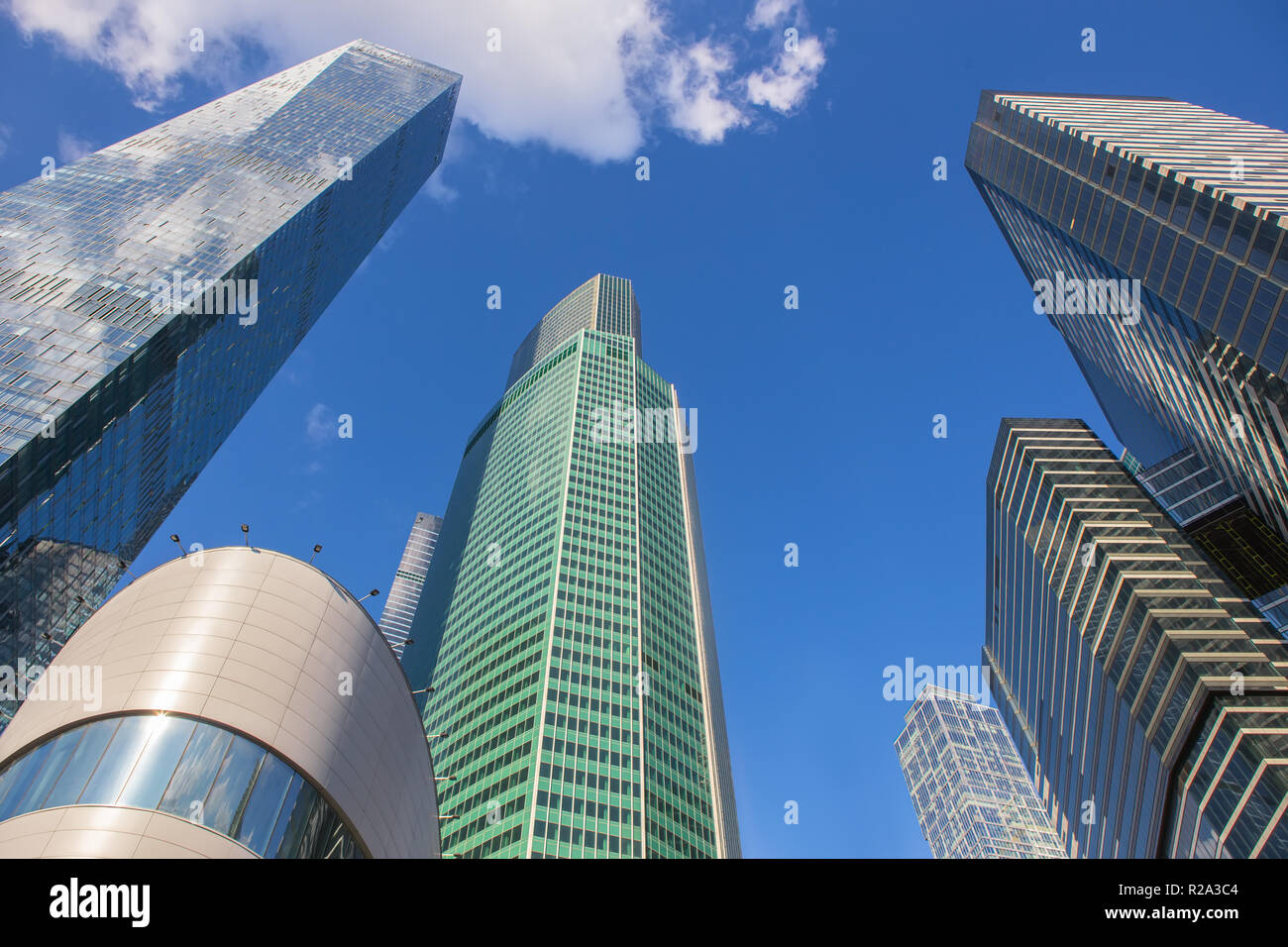 high buildings of modern business center Stock Photo