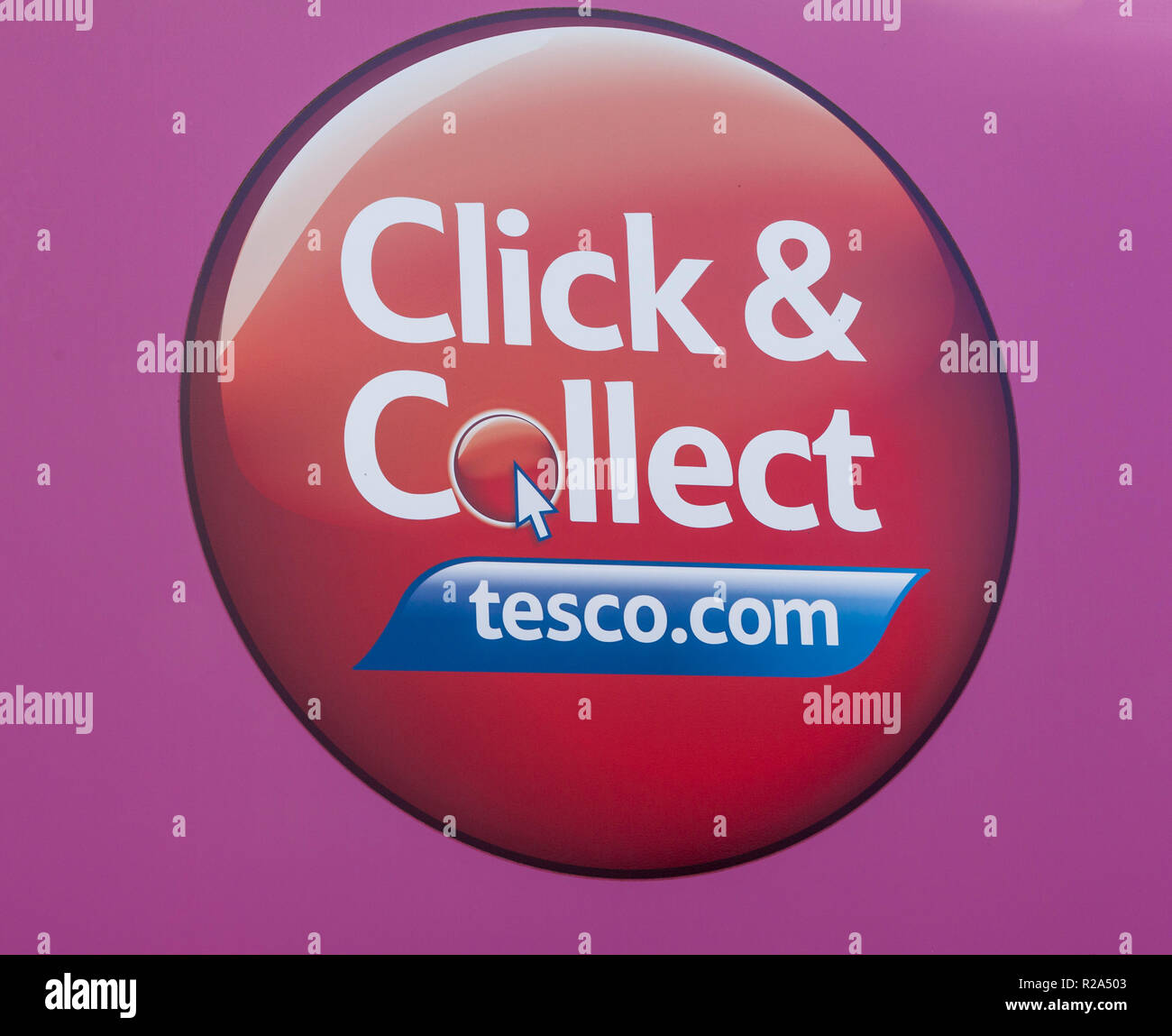 Tesco click and collect hires stock photography and images Alamy