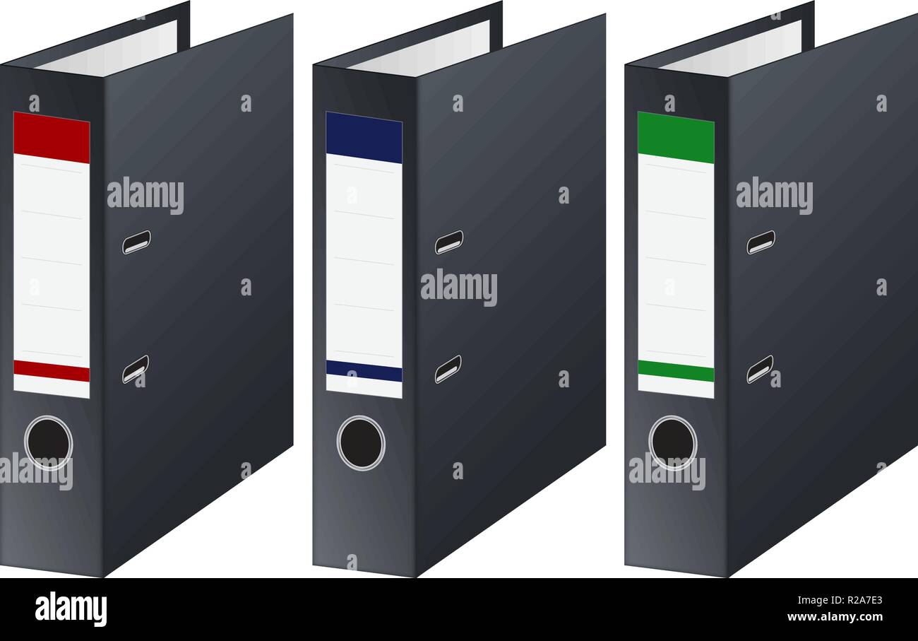 Paper folders. Ring binders Stock Vector Image & Art Alamy