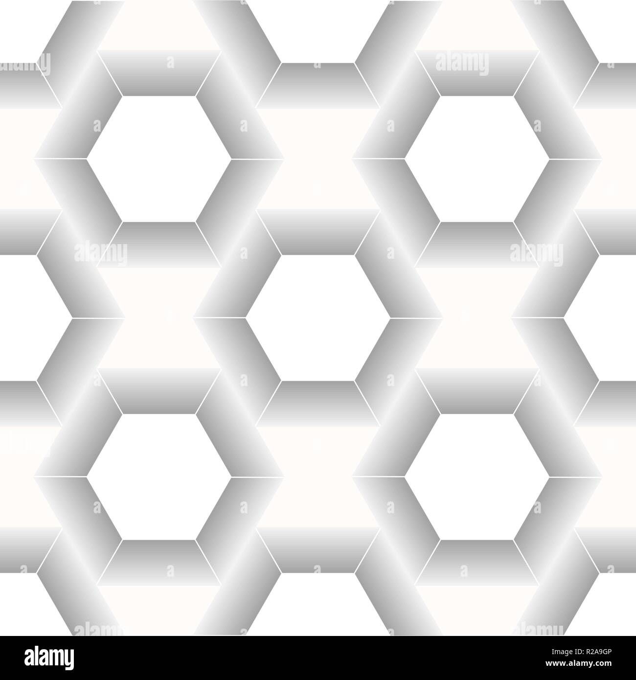 Vector modern seamless geometry pattern hexagon, black and white ...
