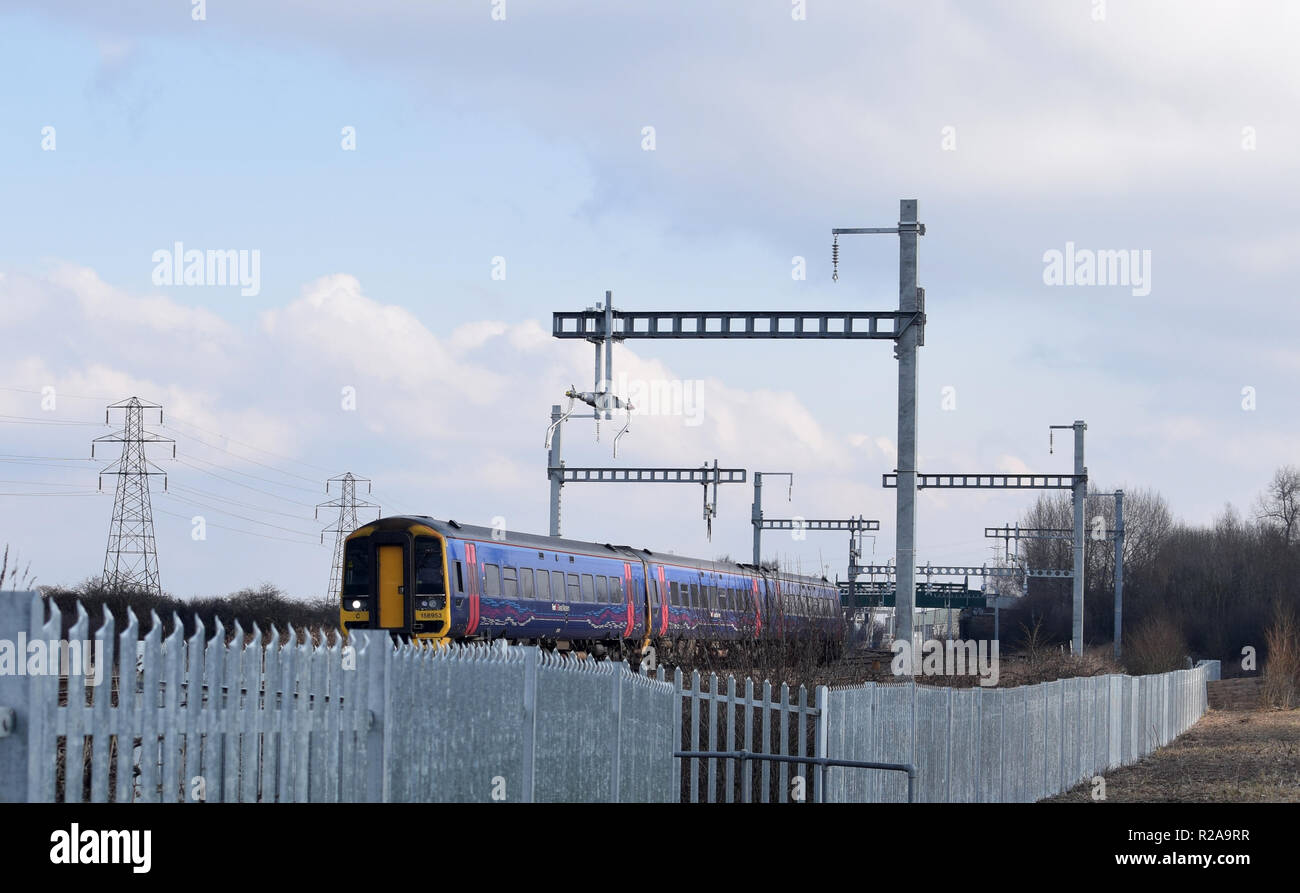 Diesel multiple prior to electrification number 3697 Stock Photo