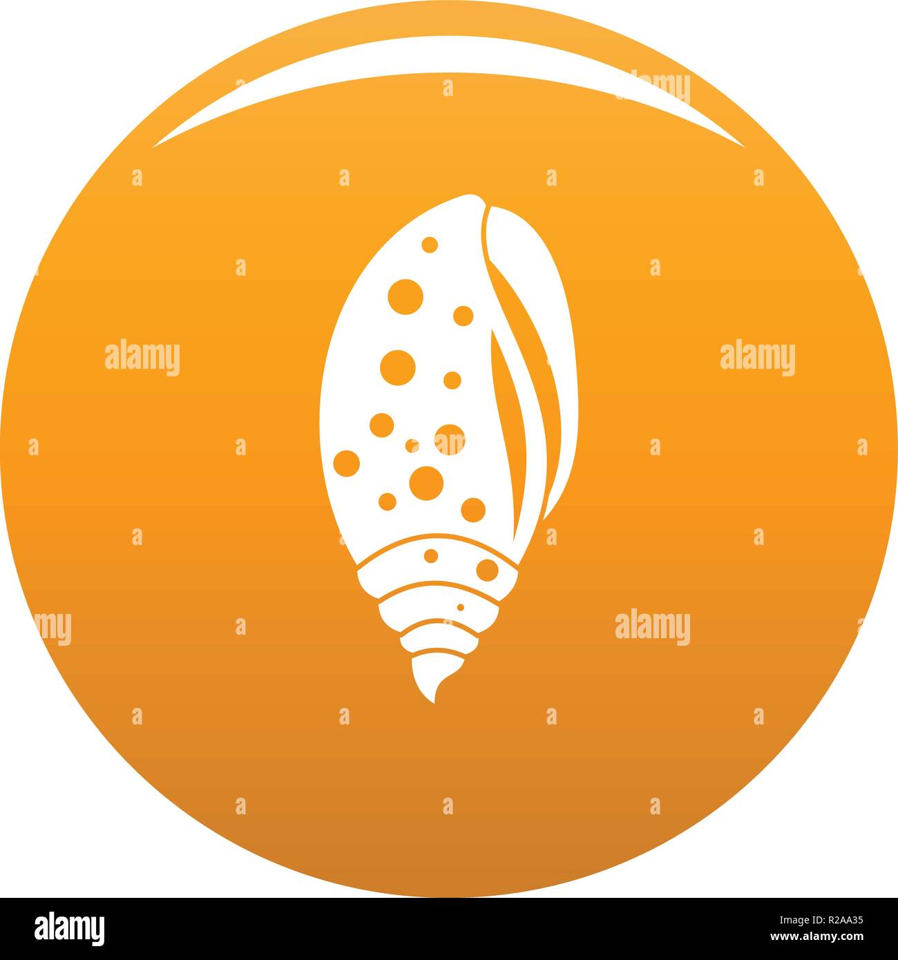 Sea shell icon. Simple illustration of sea shell vector icon for any ...
