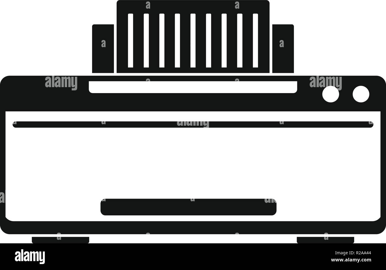 Great printer icon simple illustration of great printer vector icon