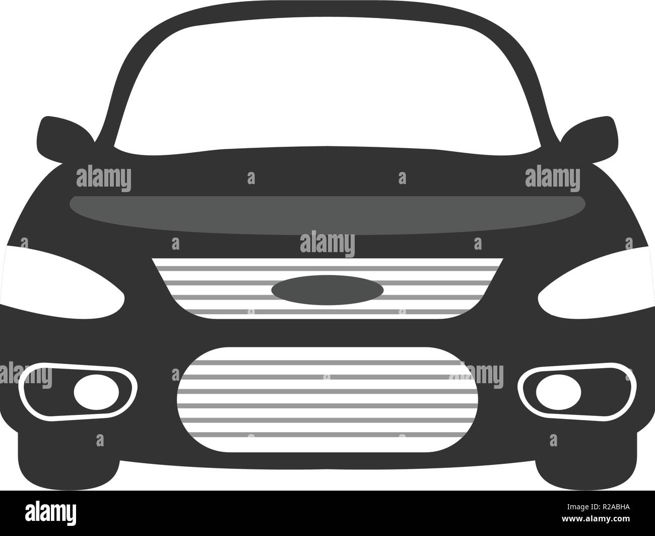 Car front side graphic design template vector Stock Vector