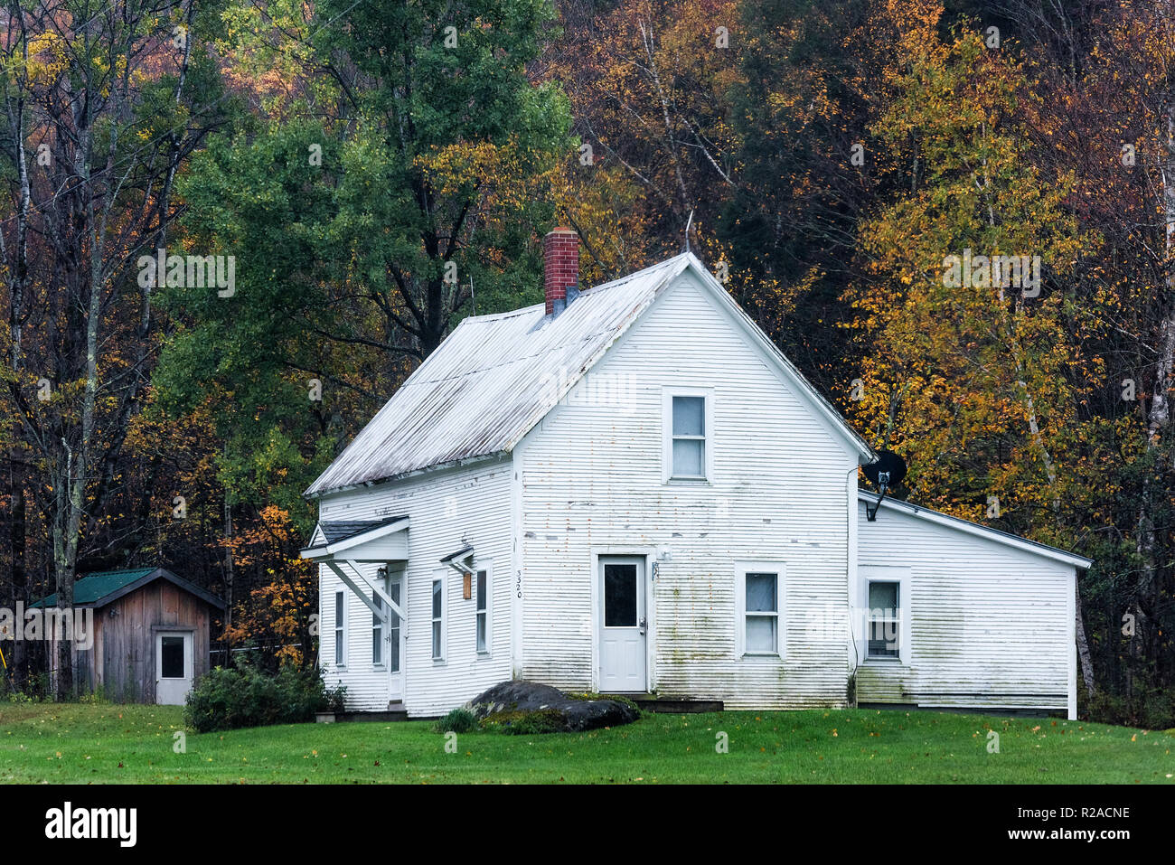 Rural house, Vermont, USA. Stock Photo
