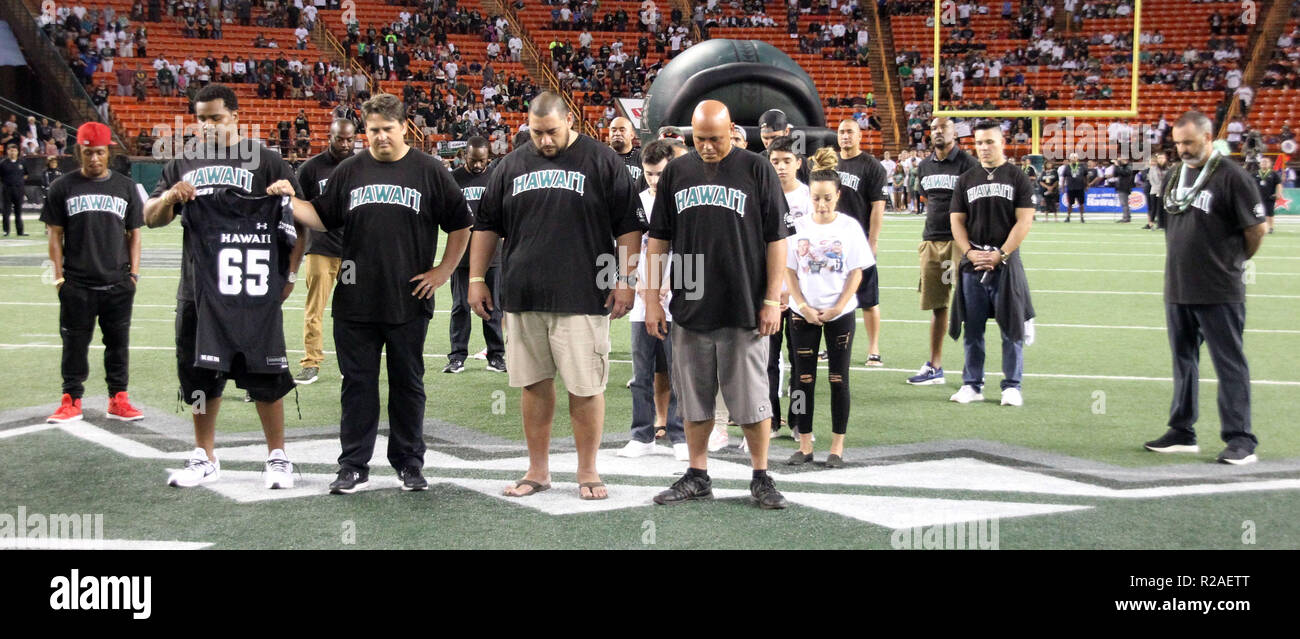 November 17 2018 Former Teammates Of Hawaii And Nfl