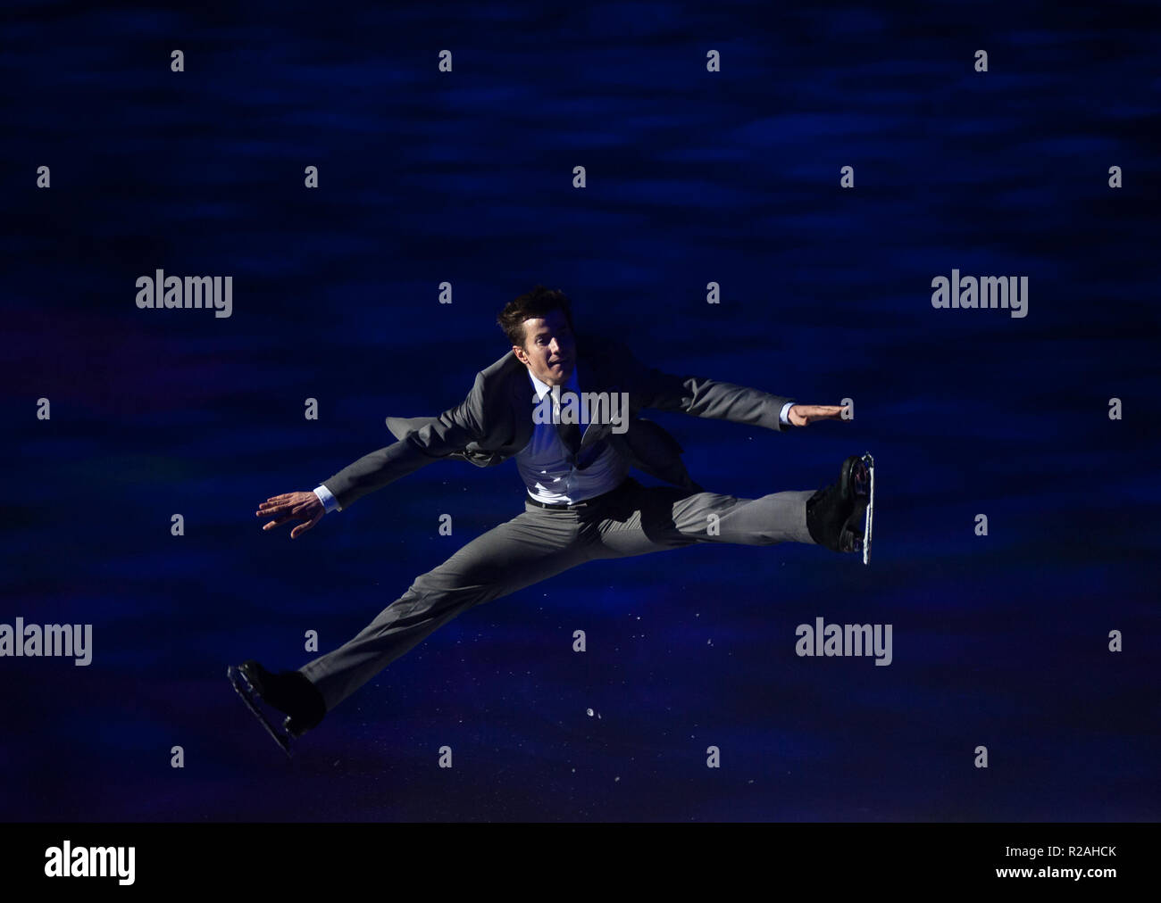 Malaga, MALAGA, Spain. 17th Nov, 2018. Canadian figure skater Jeffrey