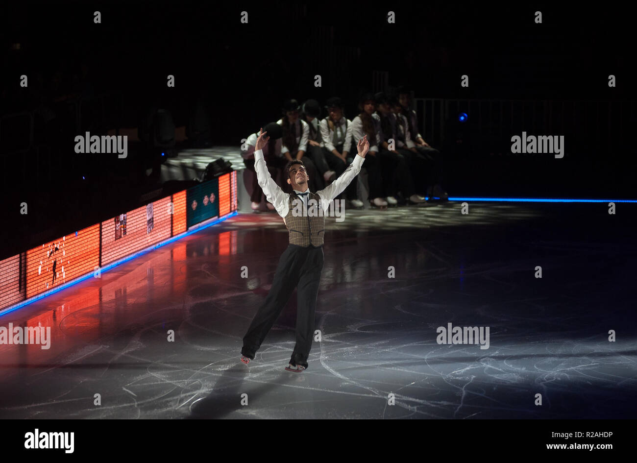 Malaga, MALAGA, Spain. 17th Nov, 2018. Spanish figure skater and World