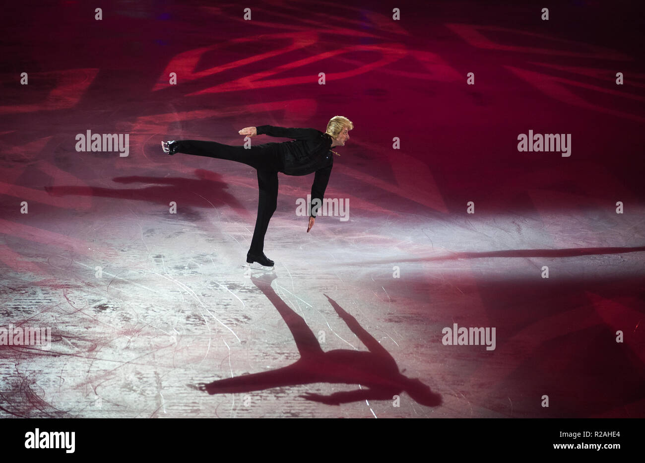 Malaga, MALAGA, Spain. 17th Nov, 2018. Russian figure skater Evgeni