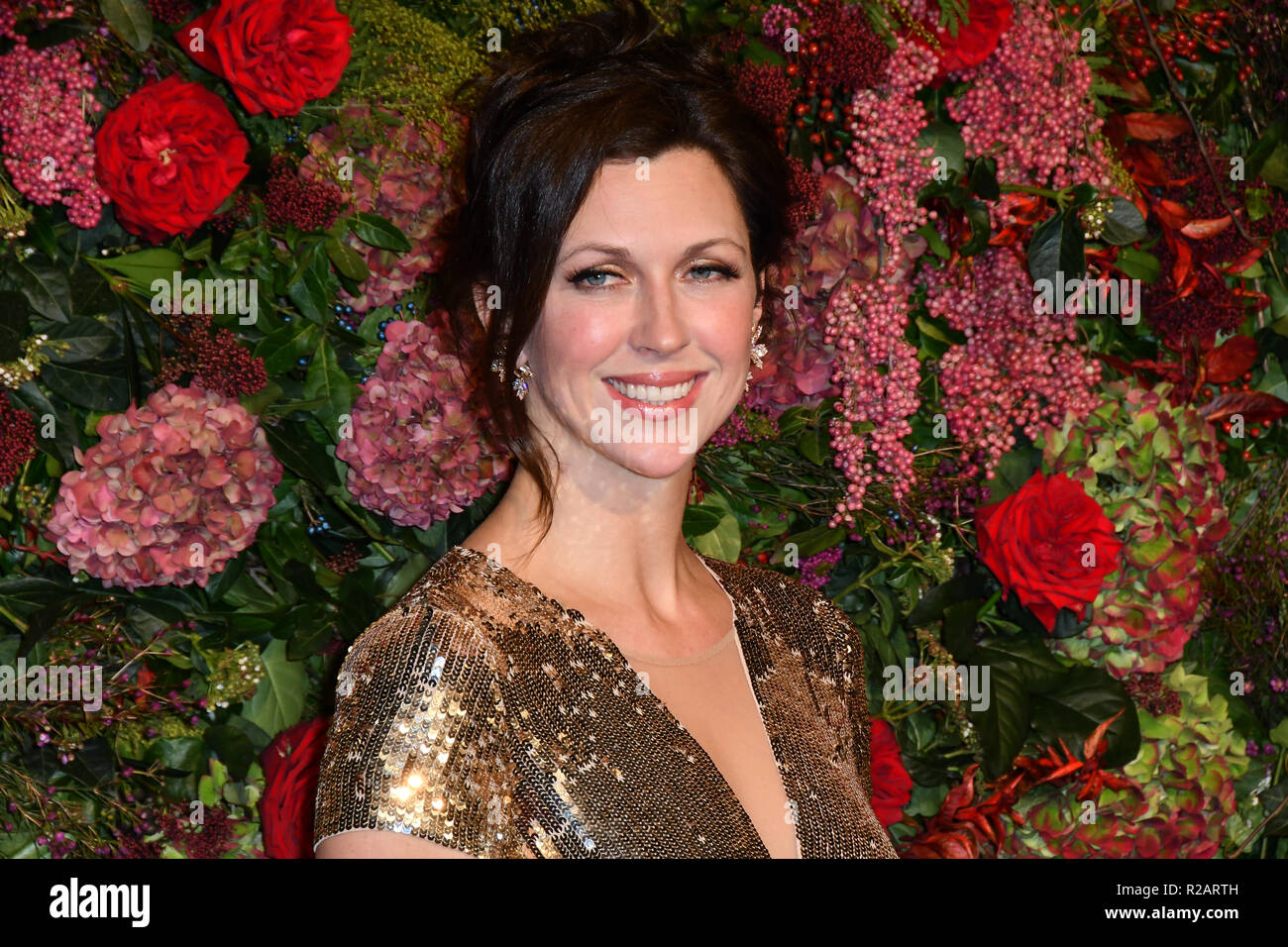 London, UK. 18th November 2018. Margo Stilley attends Evening Standard Theatre Awards at Theatre Royal, on 18 November 2018, London, UK. Credit: Picture Capital/Alamy Live News Stock Photo
