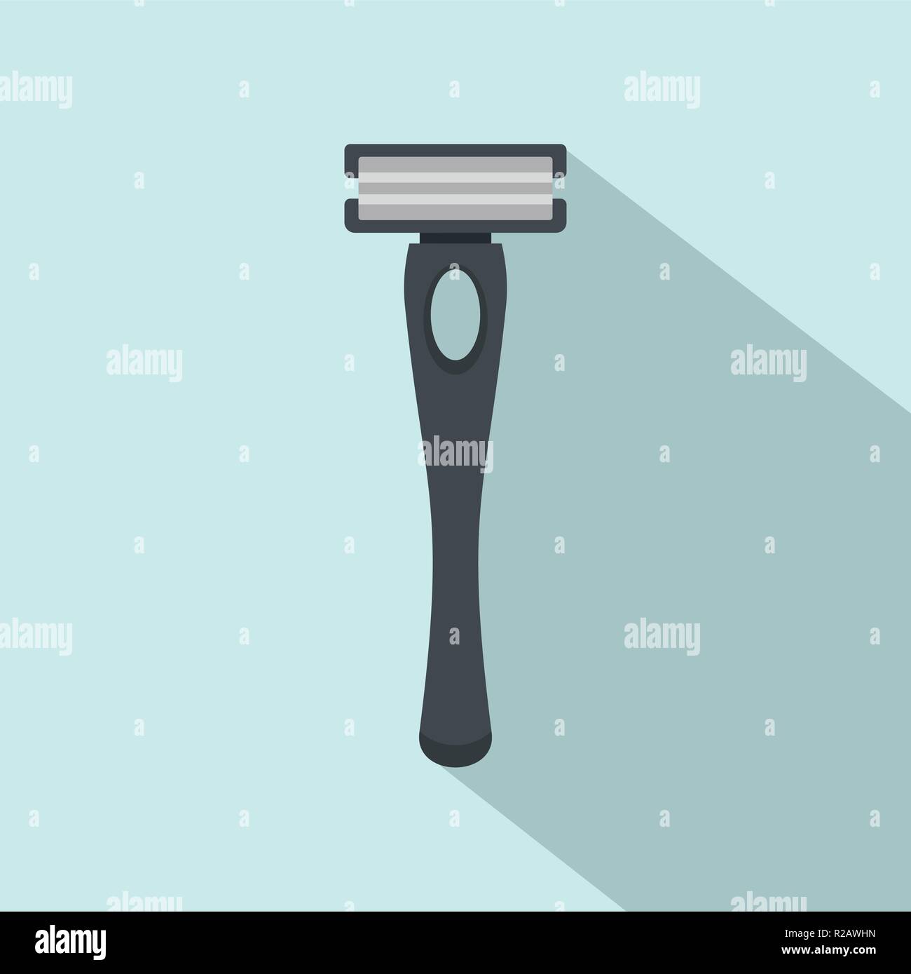 Black man razor icon. Flat illustration of black man razor vector icon ...