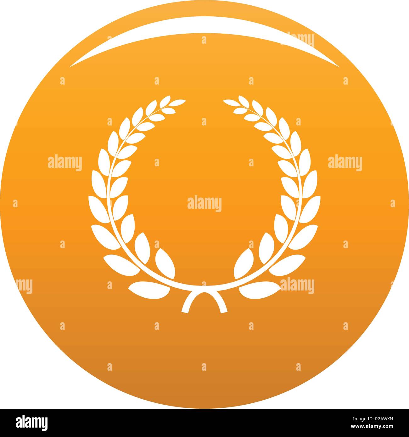 Triumph wreath icon. Simple illustration of triumph wreath vector icon ...