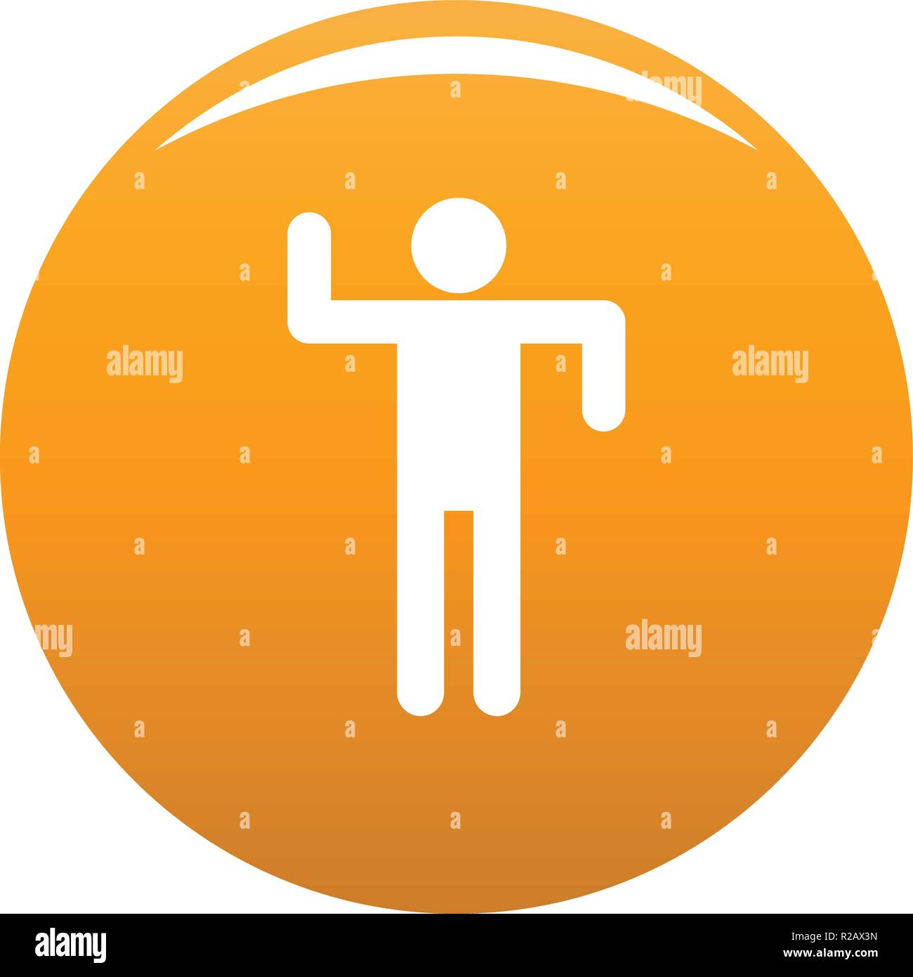 Premium Vector  Simple vector stick man stickman stand isolated on white
