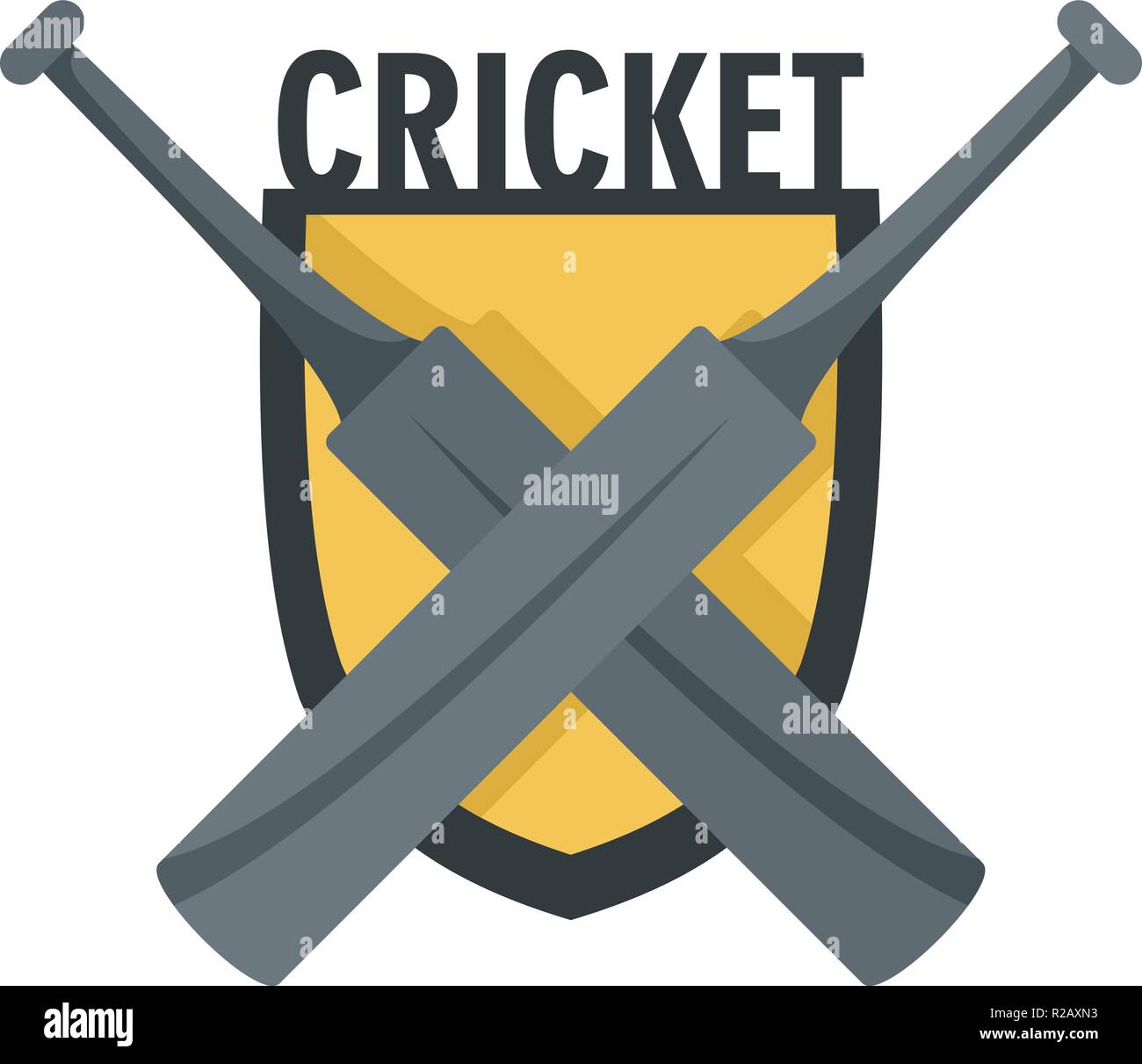 Cricket crossed bats logo
