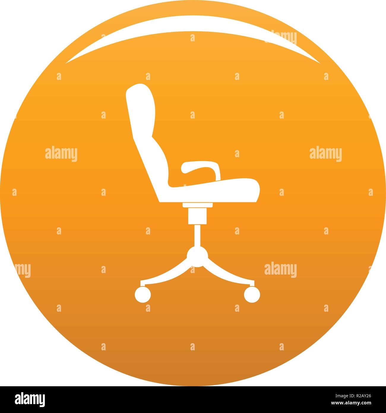 Armchair icon. Simple illustration of armchair vector icon for any
