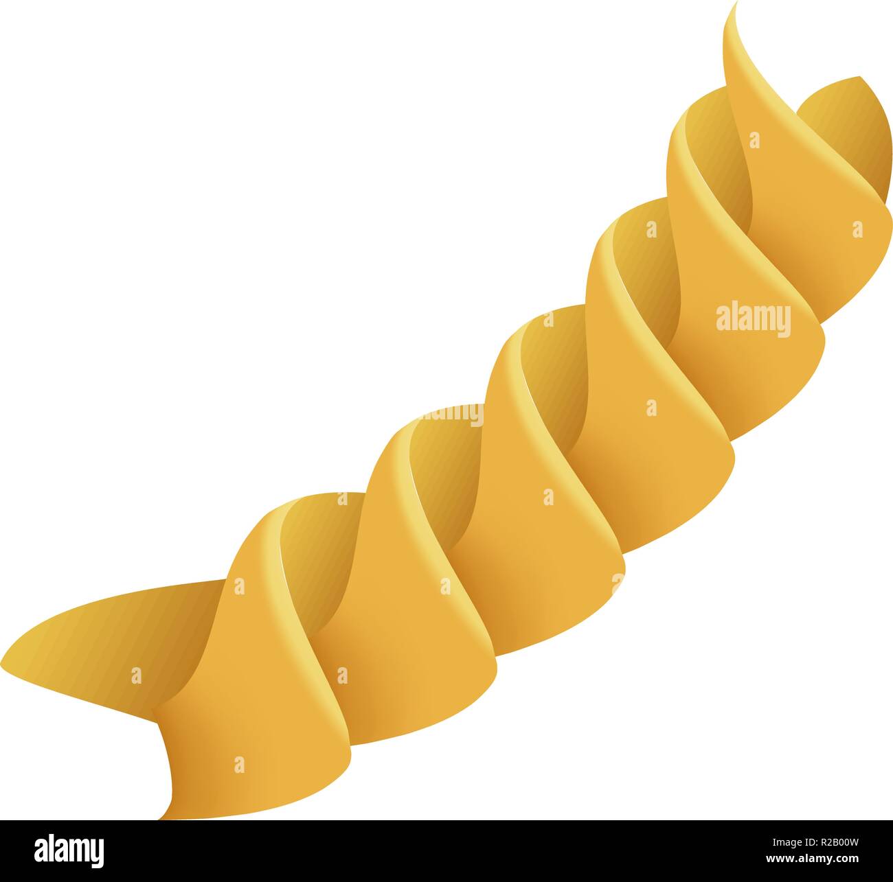 Download Fusilli Pasta Mockup Realistic Illustration Of Fusilli Pasta Vector Mockup For Web Design Isolated On White Background Stock Vector Image Art Alamy