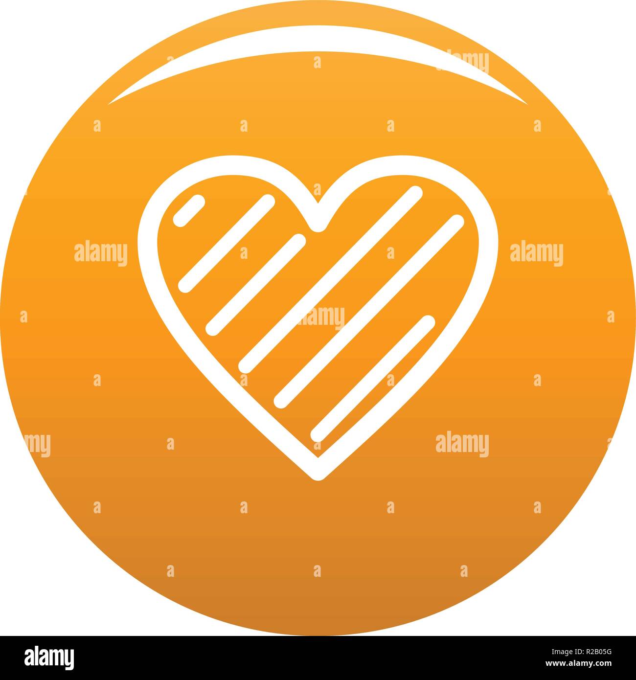 Simple heart icon. Simple illustration of simple heart vector icon for ...