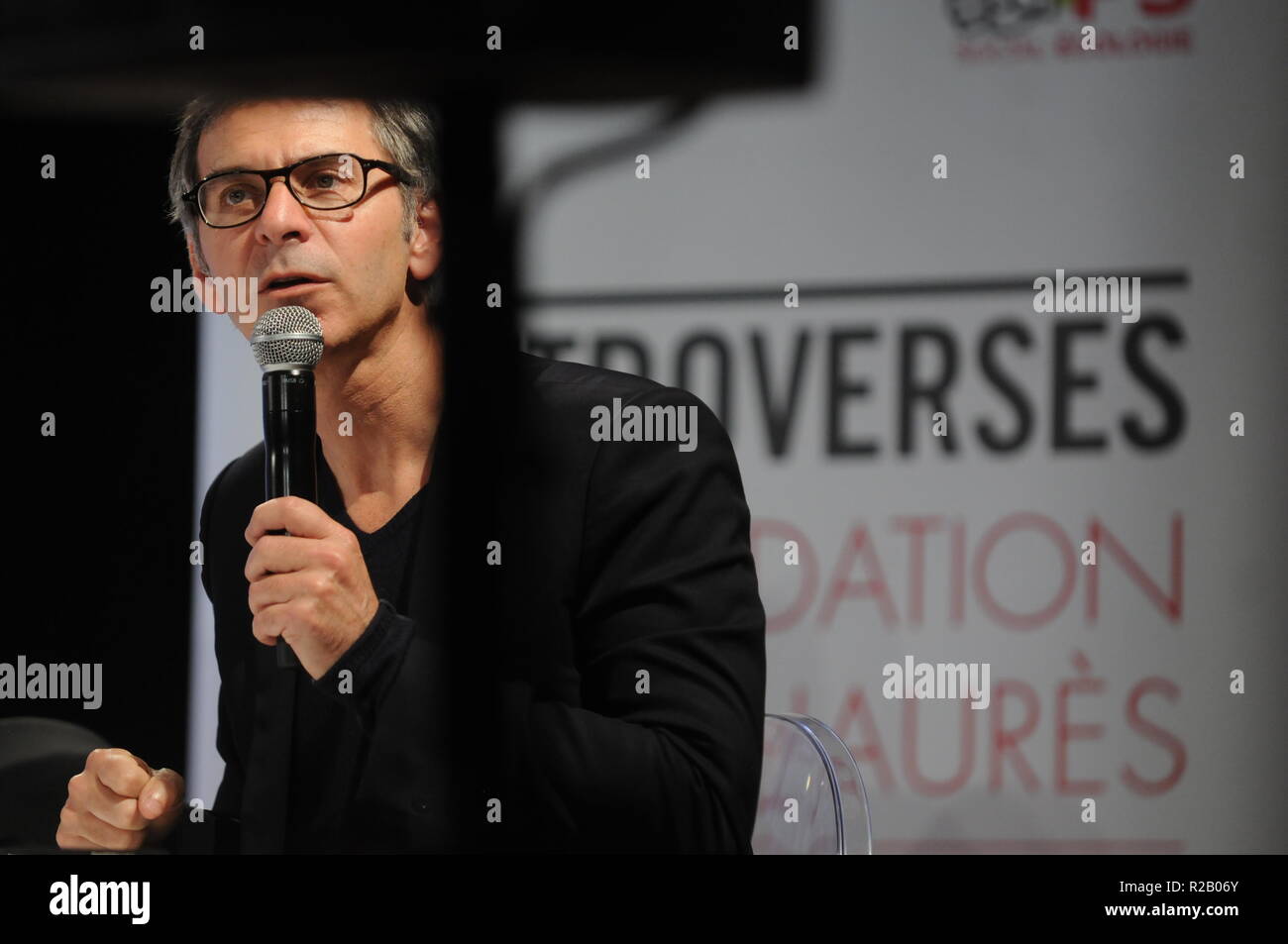 Gilles Finchelstein, President of Jean Jaures Foundation, Lyon, France Stock Photo