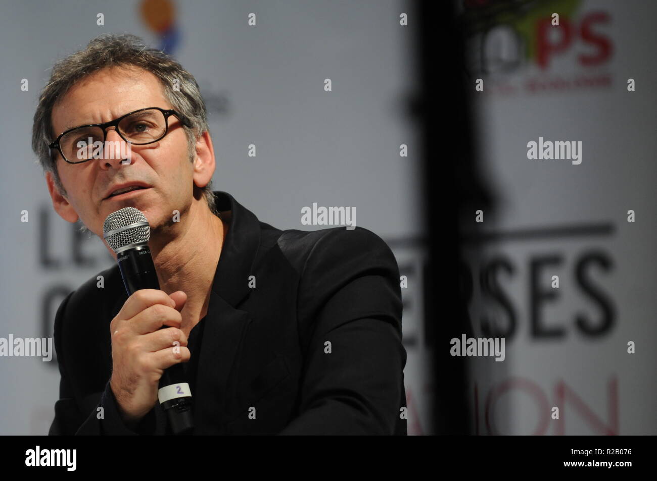 Gilles Finchelstein, President of Jean Jaures Foundation, Lyon, France Stock Photo