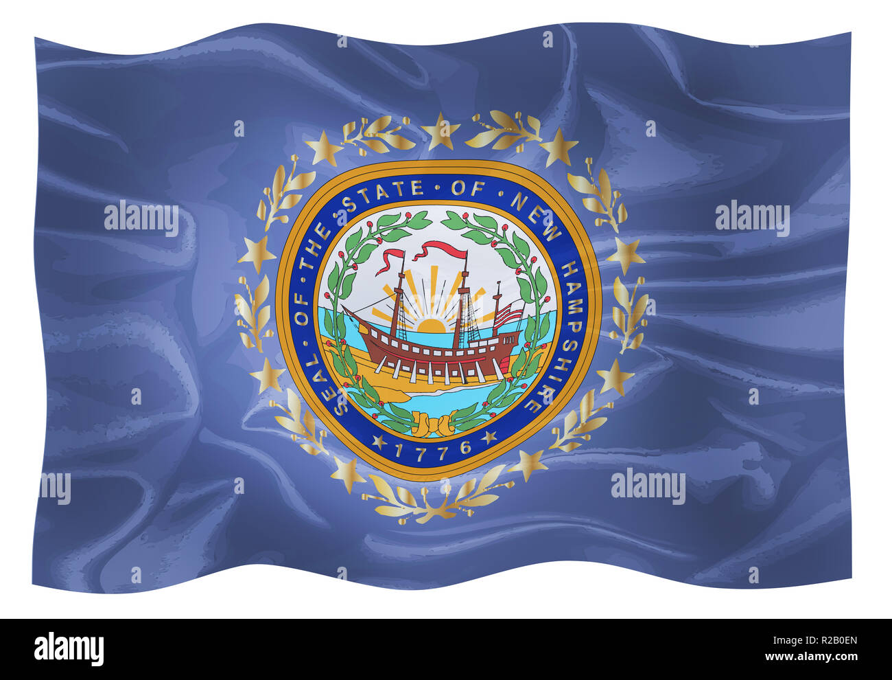Seal of new hampshire Cut Out Stock Images & Pictures - Alamy