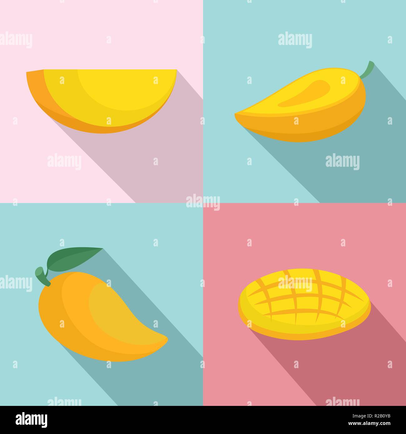 4 mango hi-res stock photography and images - Alamy