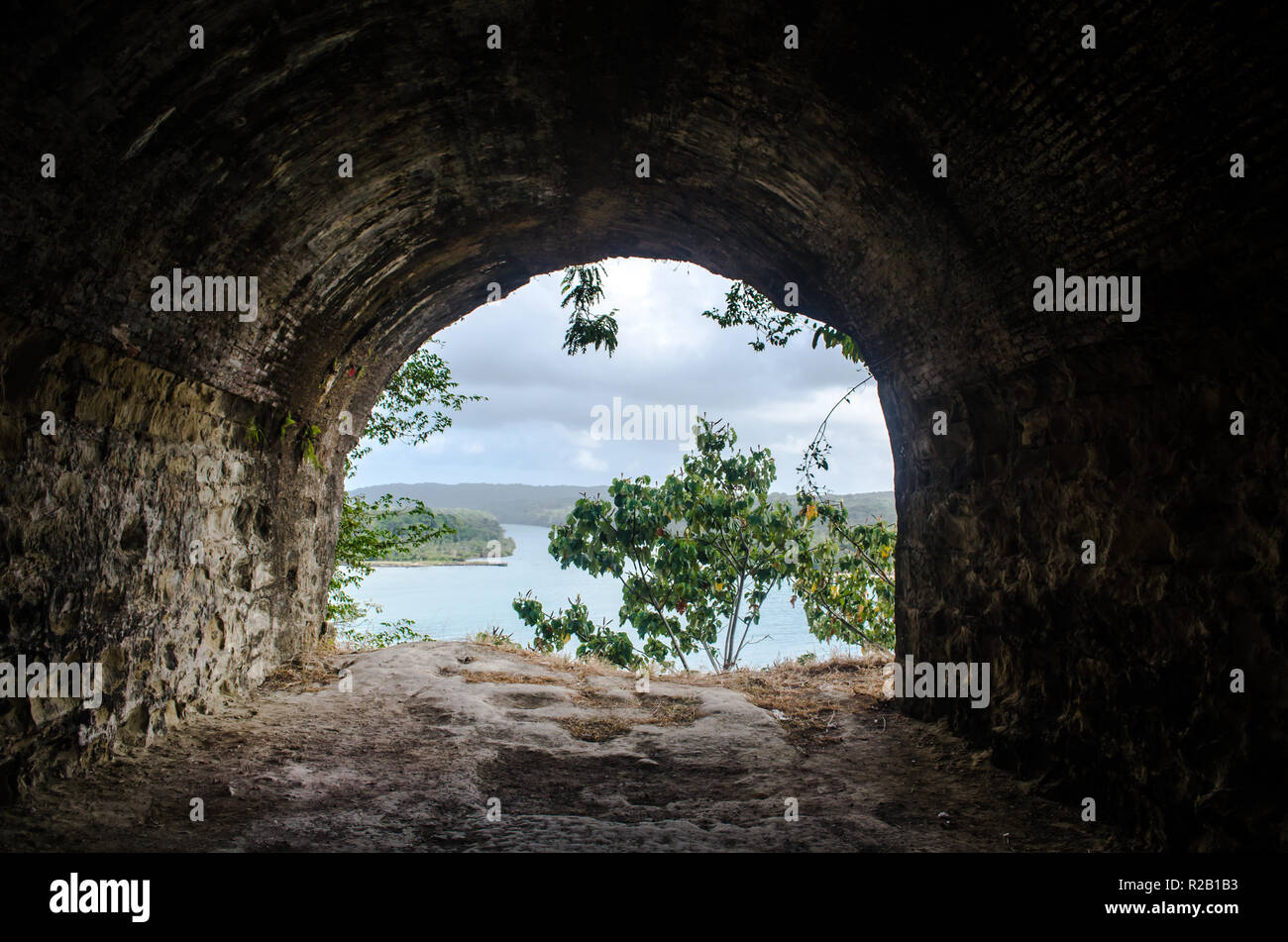 Fort San Lorenzo in Colon, Panama Stock Photo
