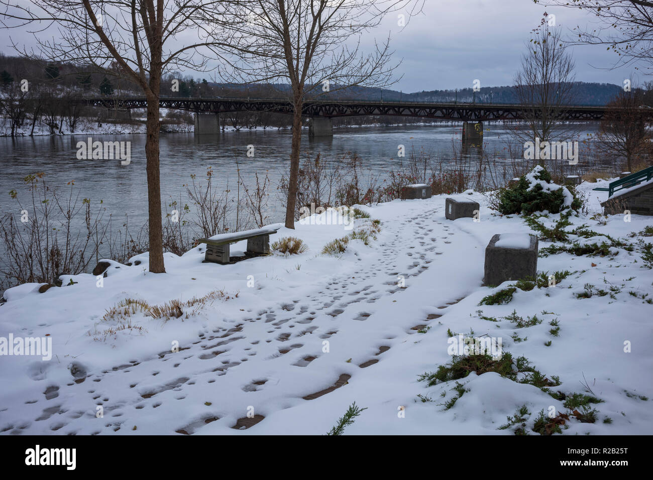 Owego, NY, a small village in upstate New York, located along the