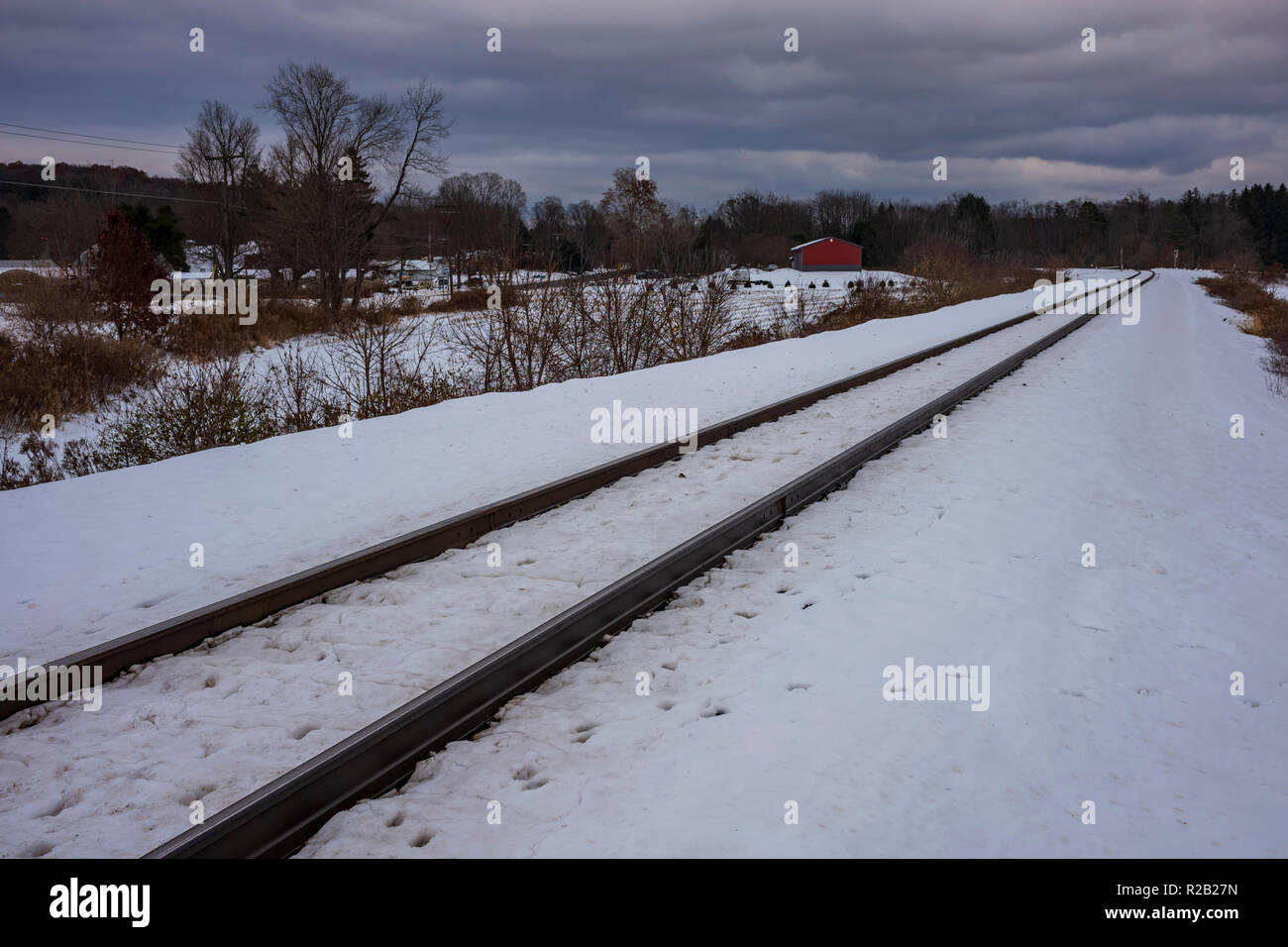 Train buried in snow hires stock photography and images Alamy