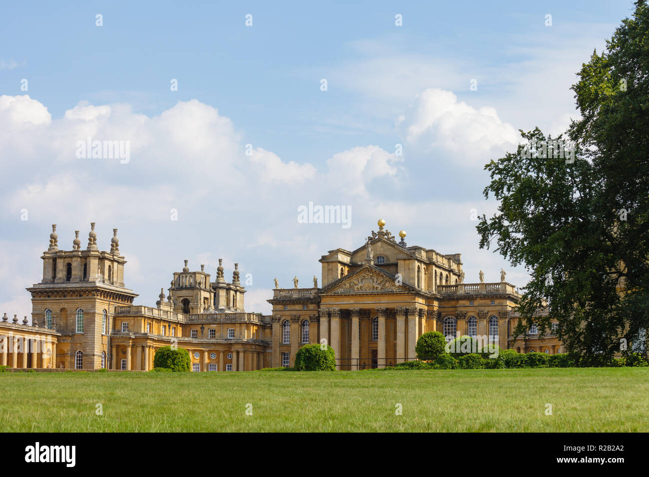 Blenheim Palace, a country house in Blenheim, Oxfordshire, England Stock Photo