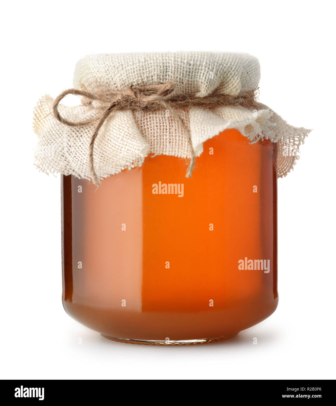 Download Front View Of Glass Honey Jar Isolated On White Stock Photo Alamy PSD Mockup Templates
