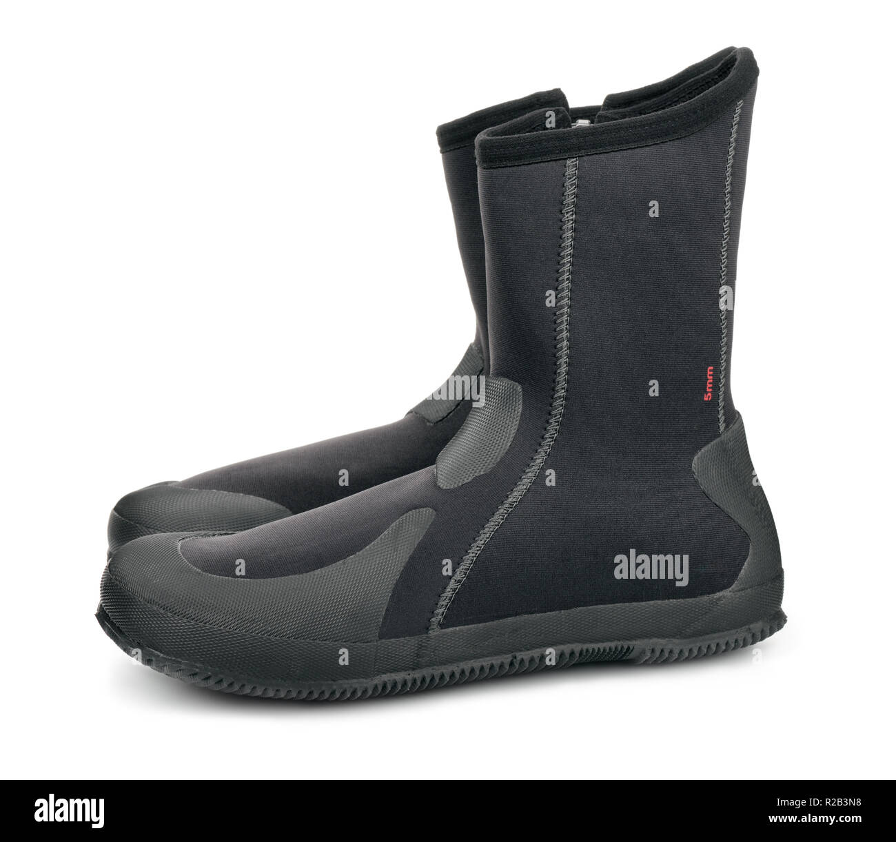 Neoprene scuba diving boots isolated on white Stock Photo - Alamy
