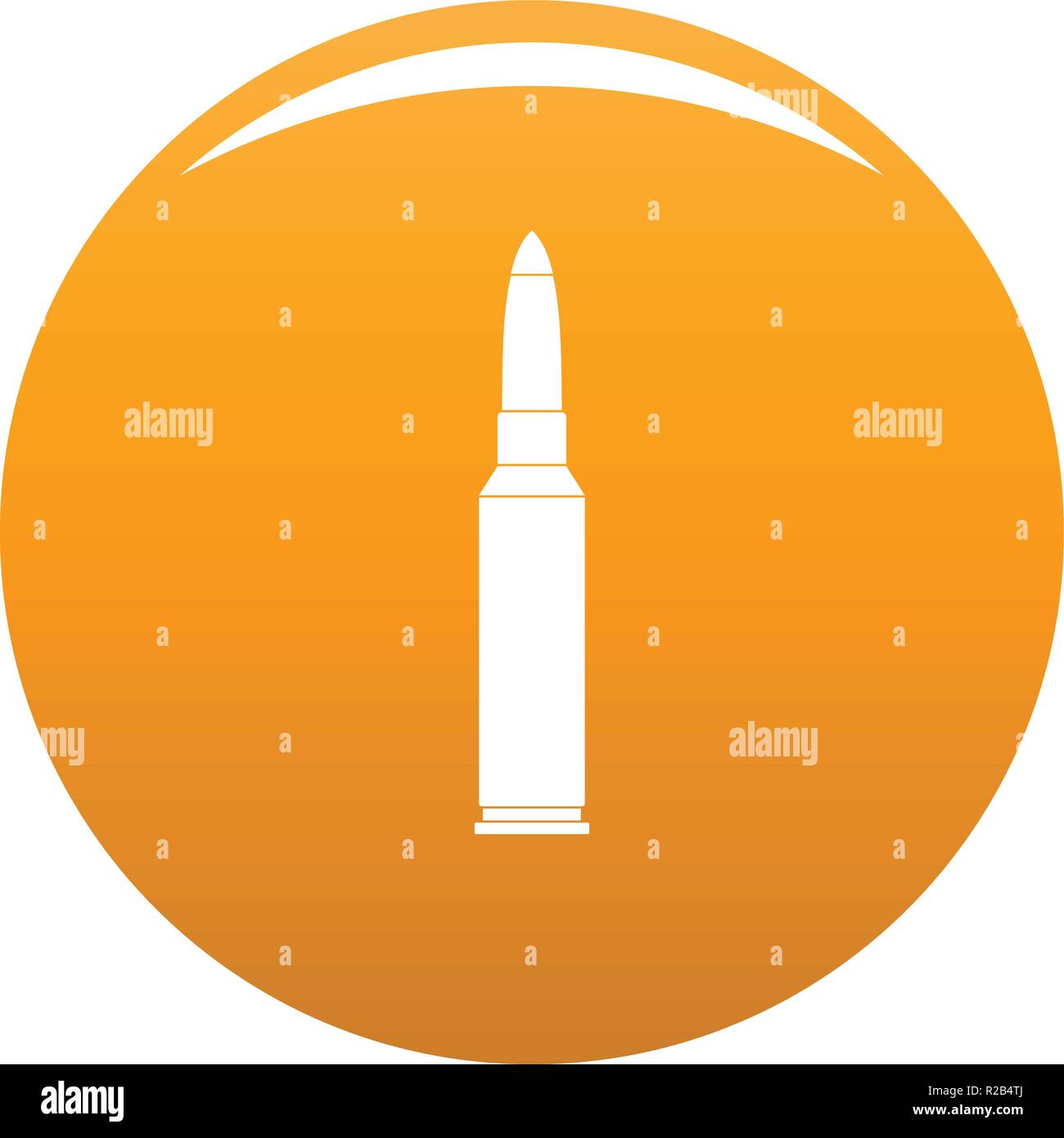 Single bullet icon. Simple illustration of single bullet vector icon ...