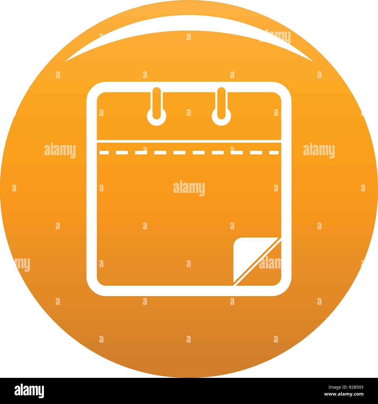 Calendar clean icon. Simple illustration of calendar clean vector icon ...